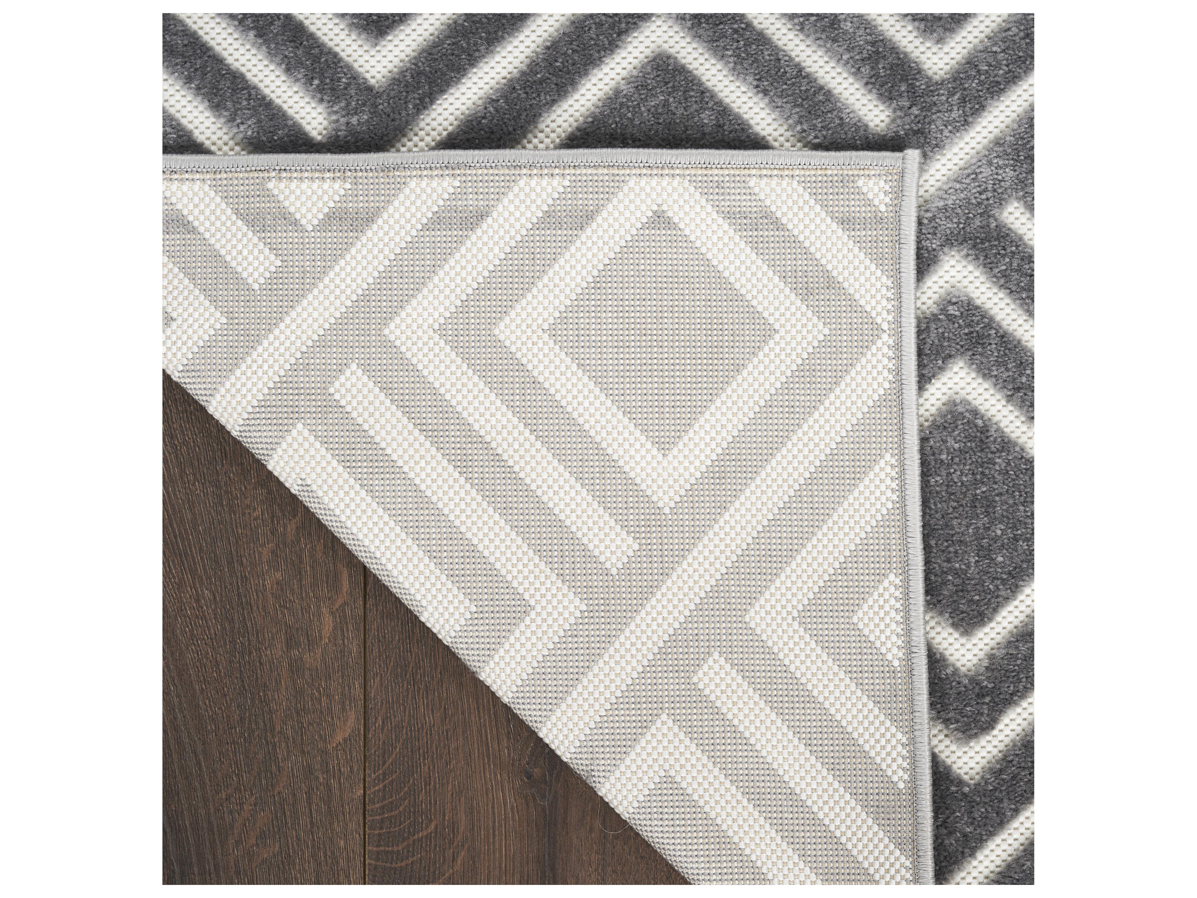 Nourison Care Free Geometric Runner Area Rug