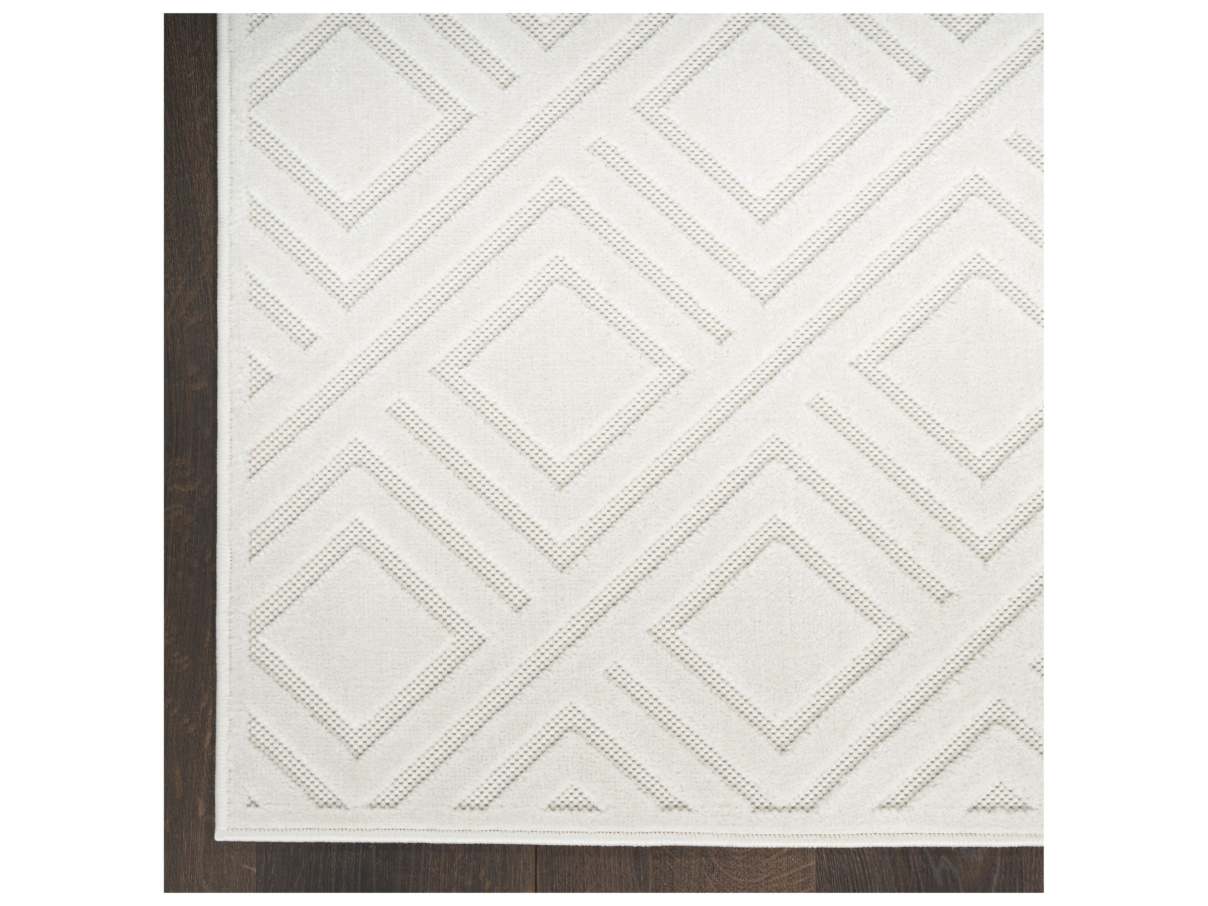 Nourison Care Free Geometric Runner Area Rug