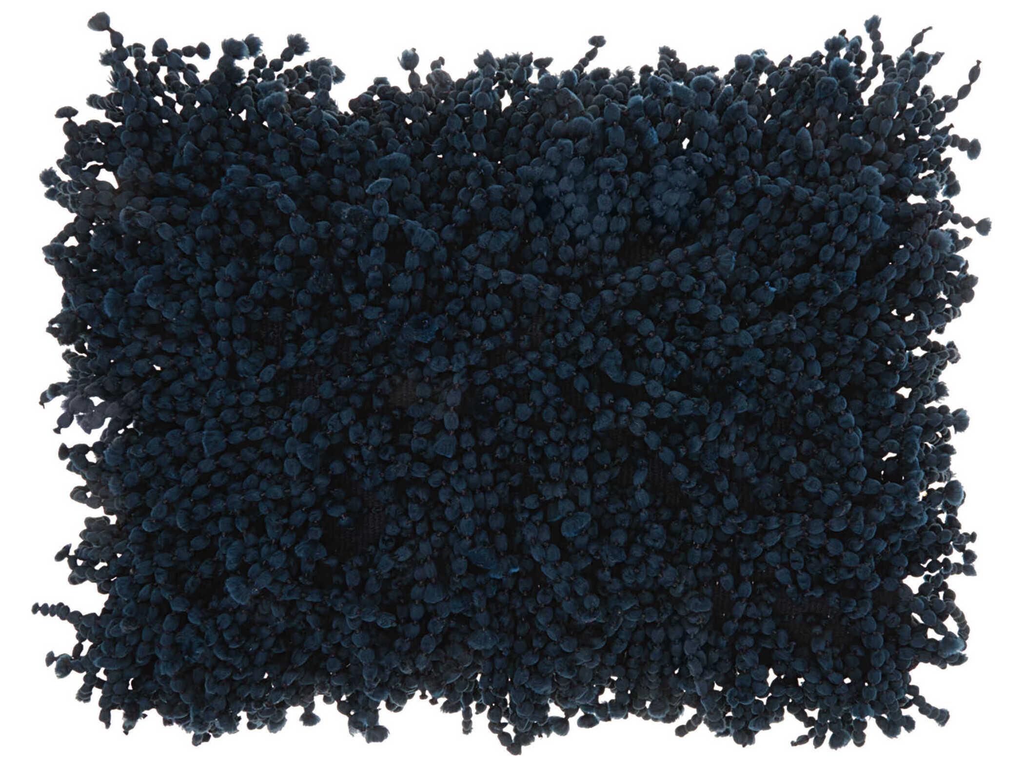 Nourison Shag Navy Pillow