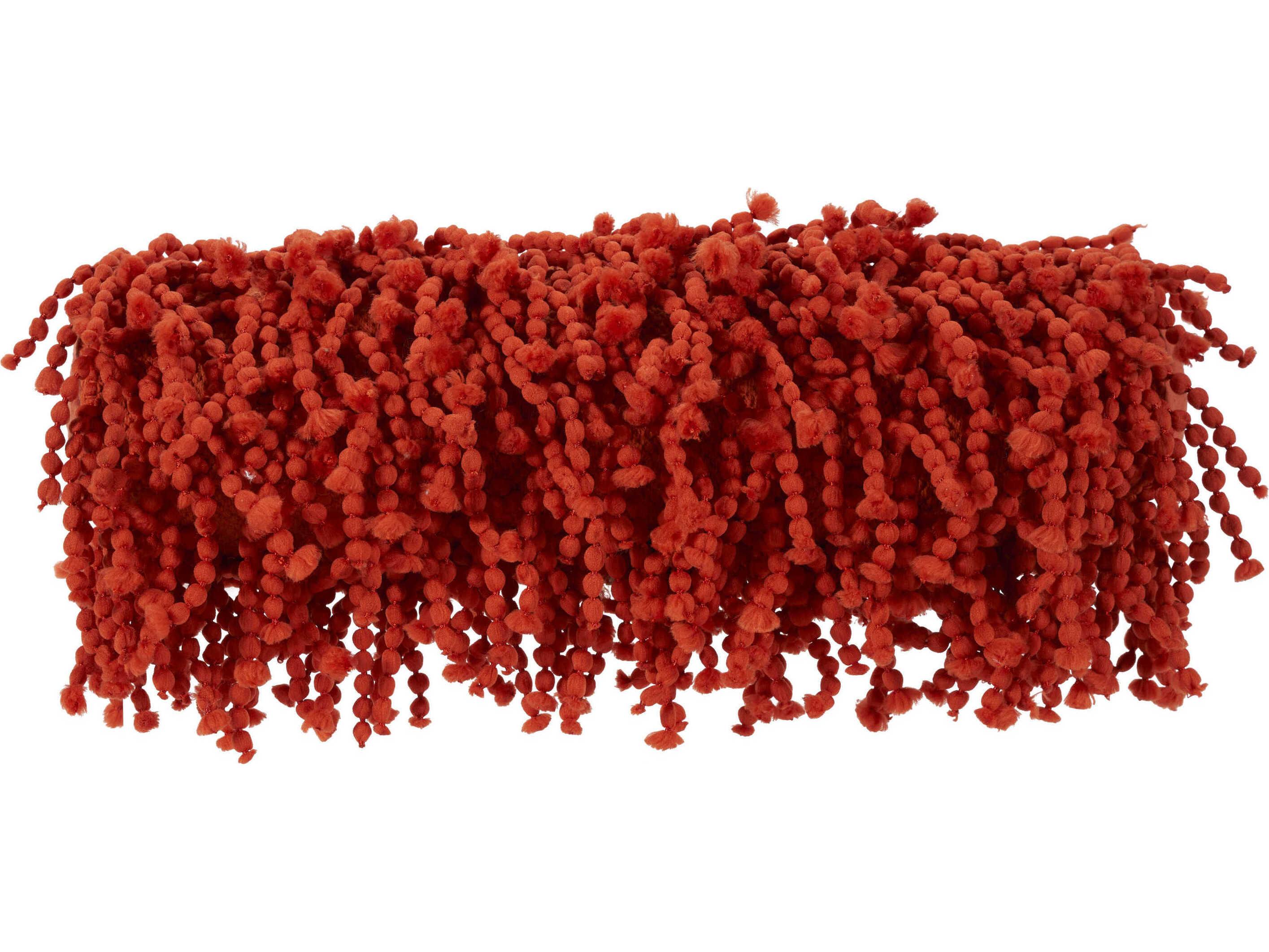 Nourison Shag Orange 5" x 20" Pillow