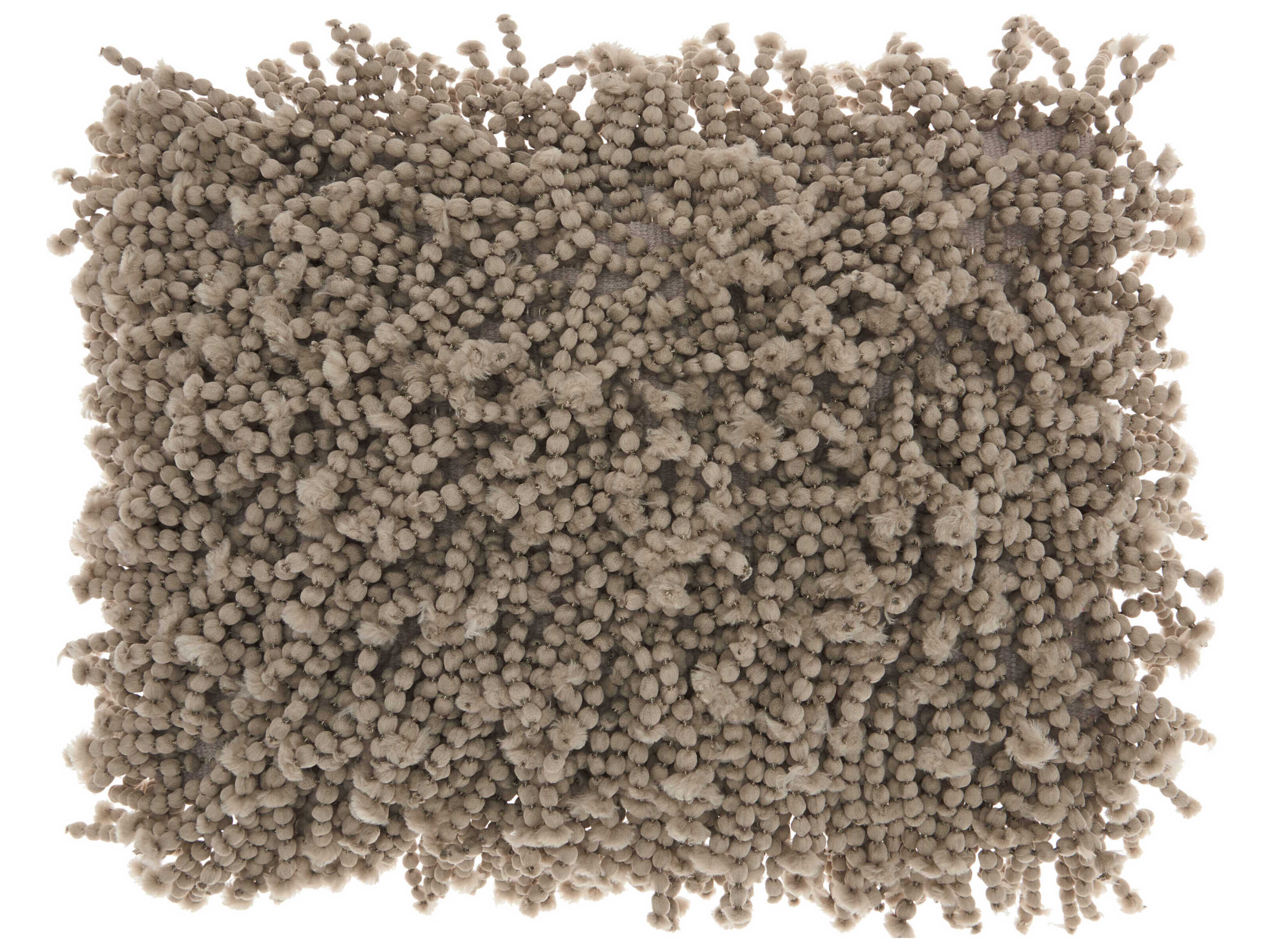 Nourison Shag Silver Pillow