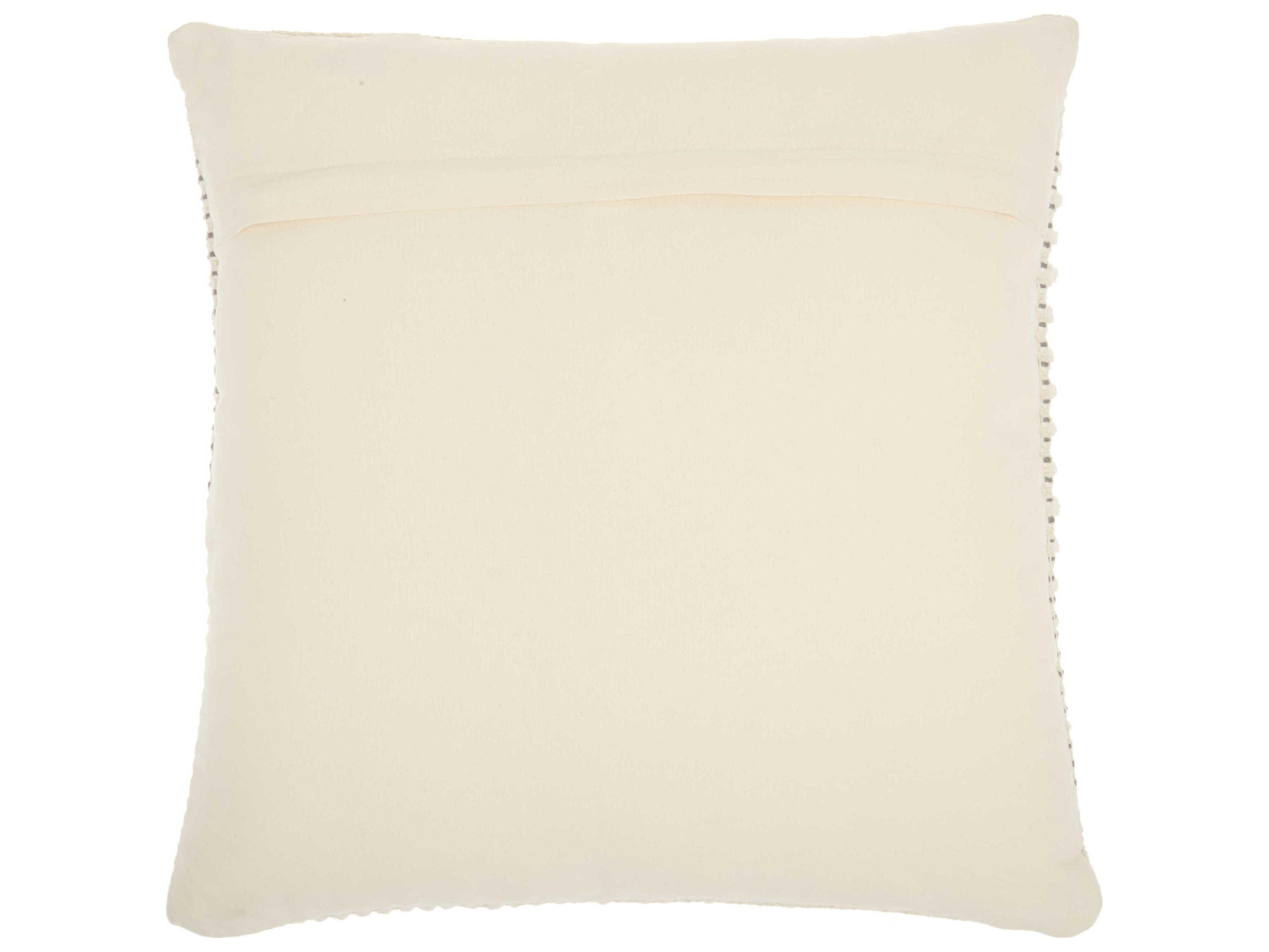 Nourison Holiday Pillows Ivory / Grey Pillow