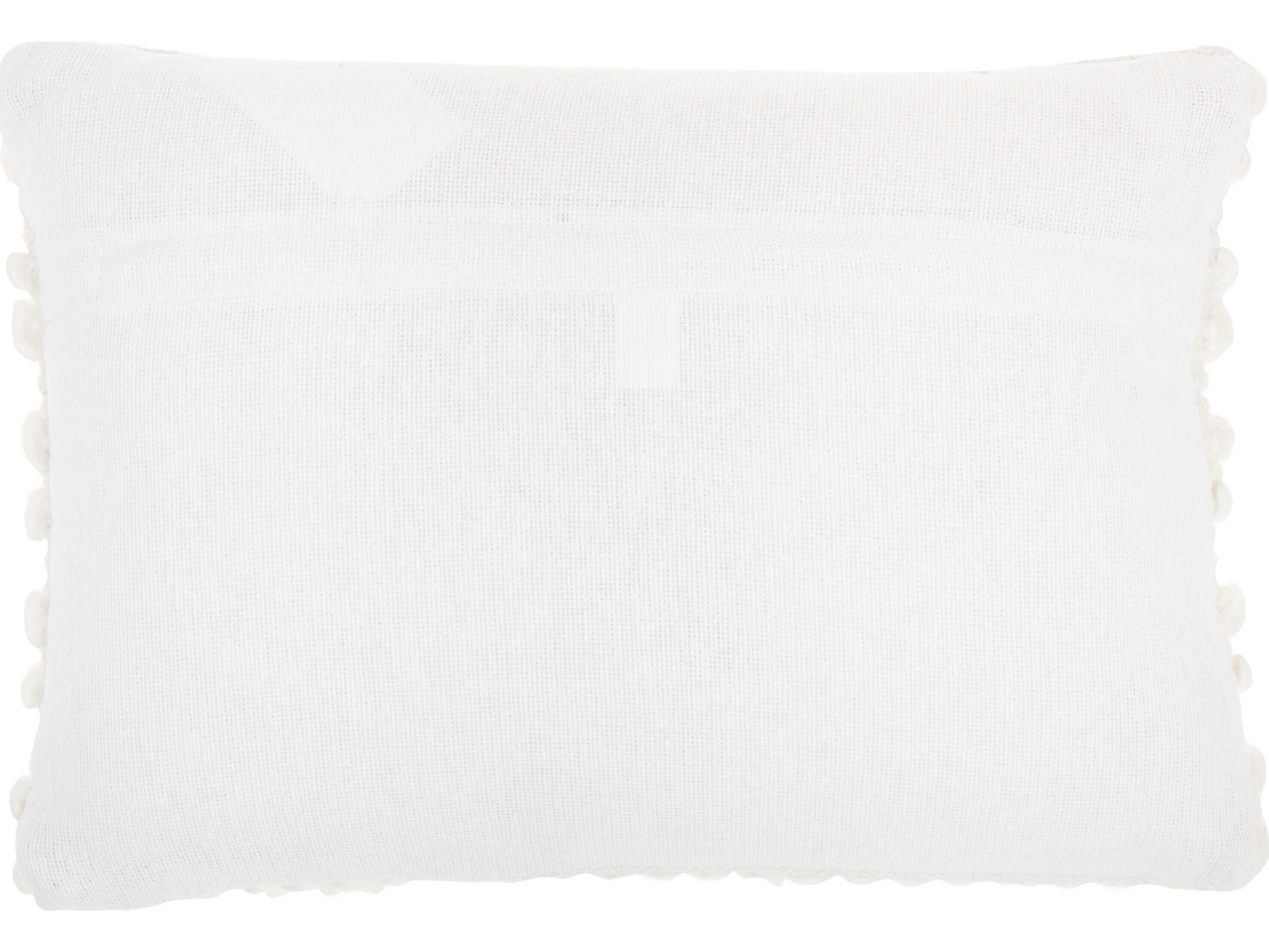 Nourison Life Styles White Pillow