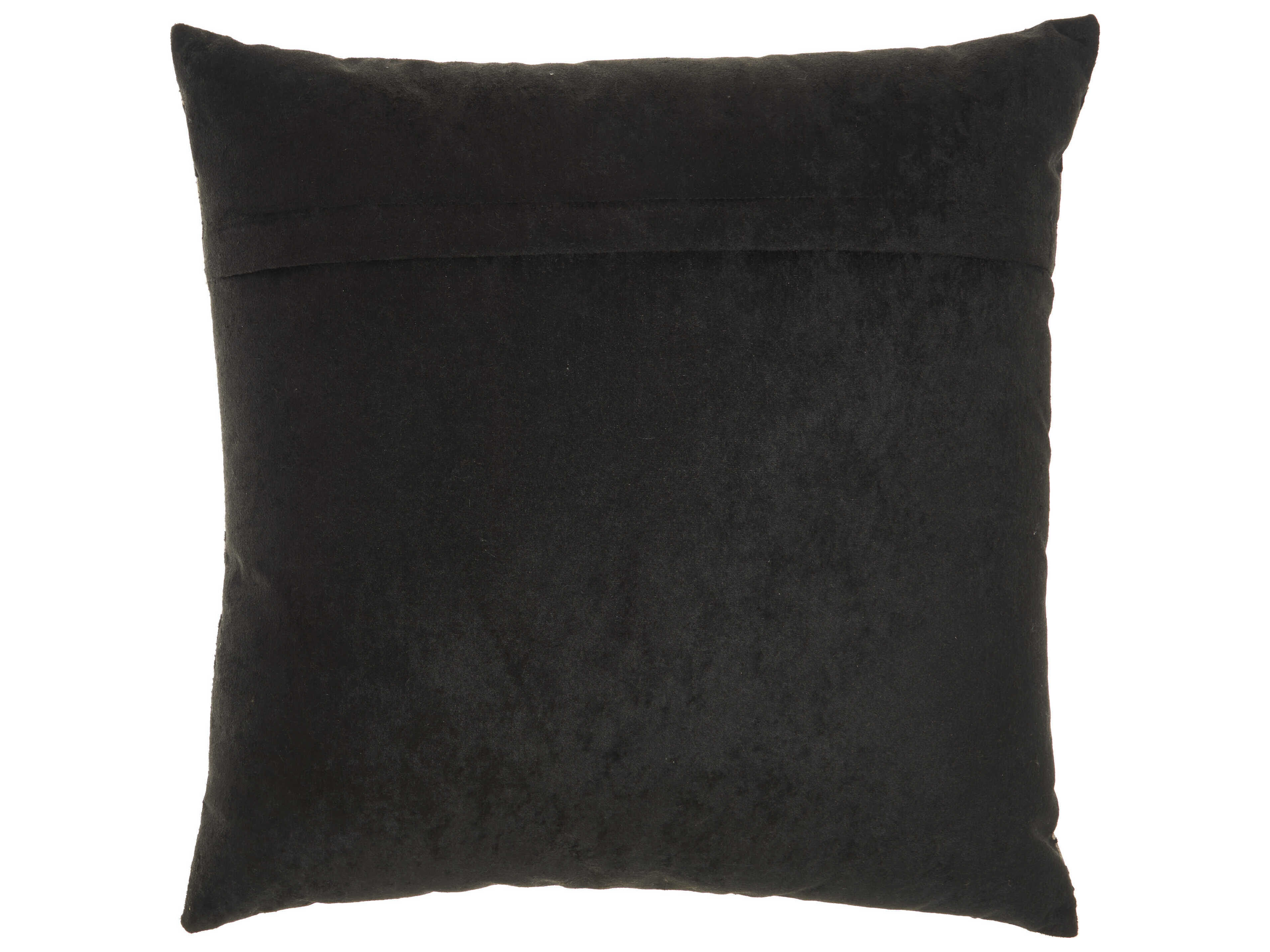 Nourison Luminescence Black / Silver 20" x 20" Pillow
