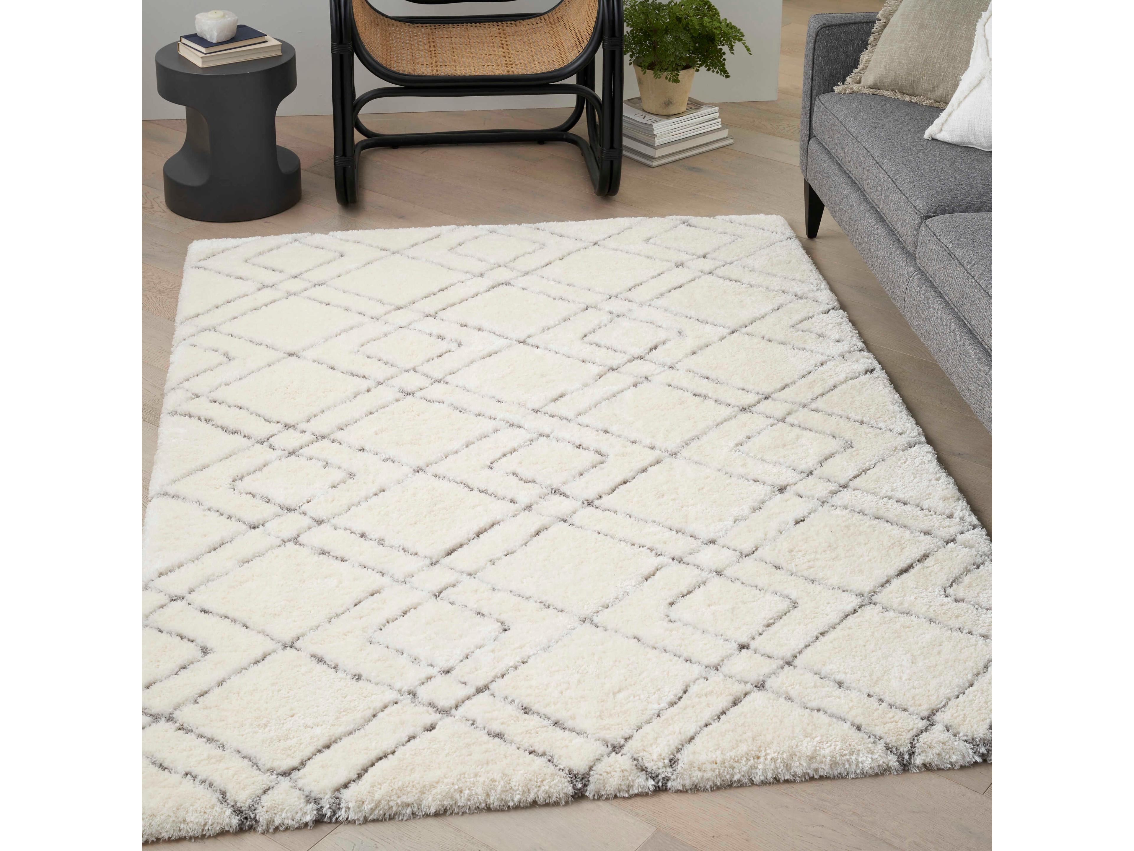 Nourison Dreamy Shag Geometric Area Rug