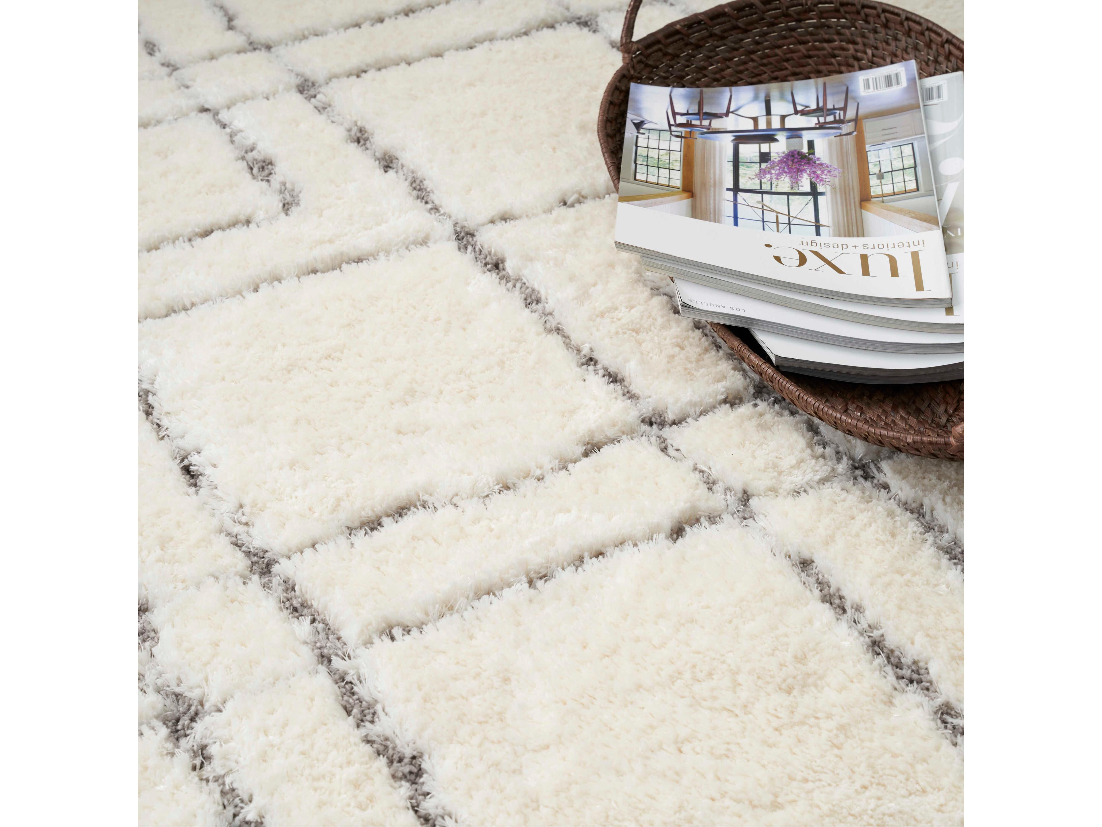 Nourison Dreamy Shag Geometric Area Rug