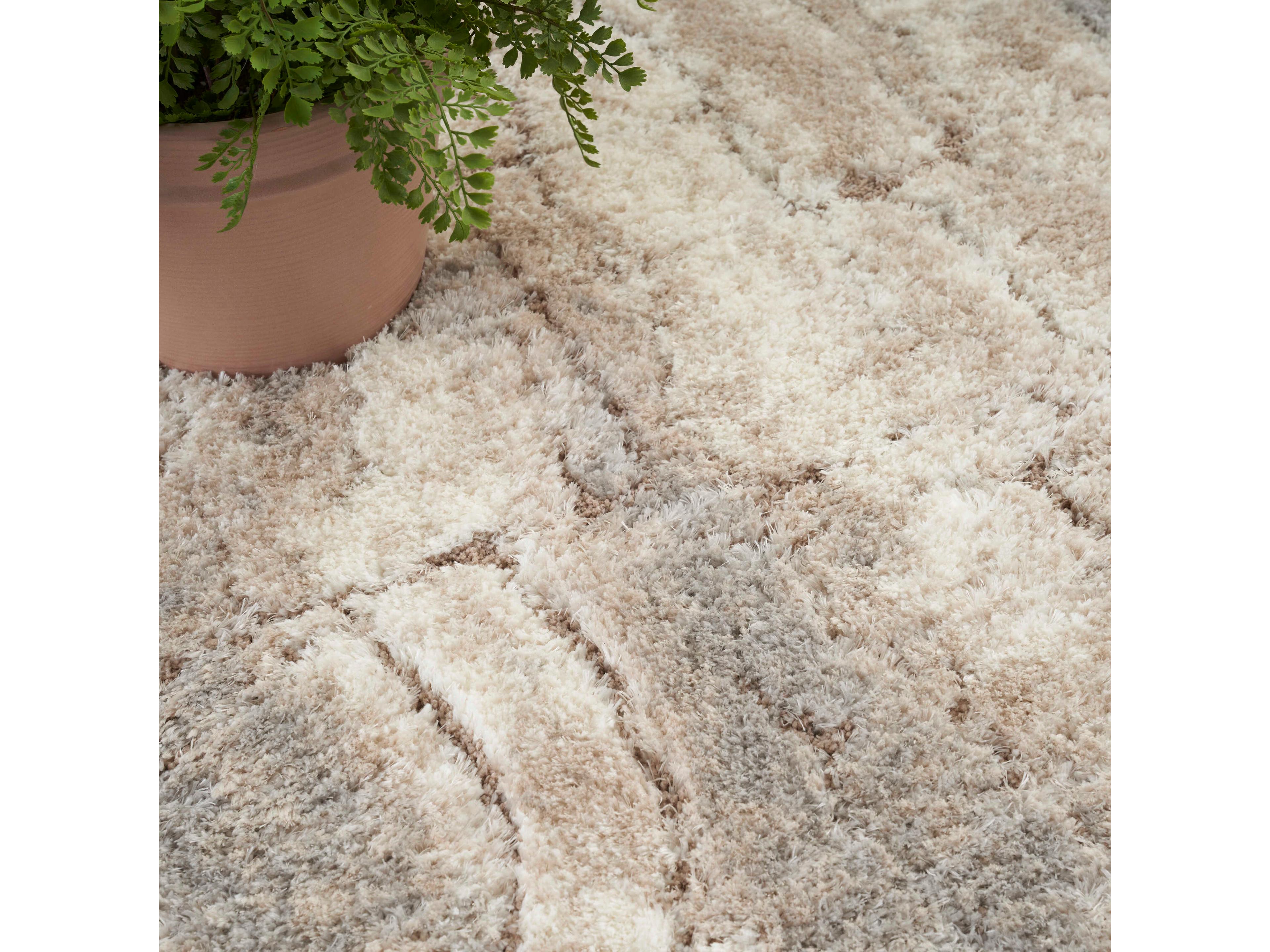 Nourison Dreamy Shag Abstract Area Rug