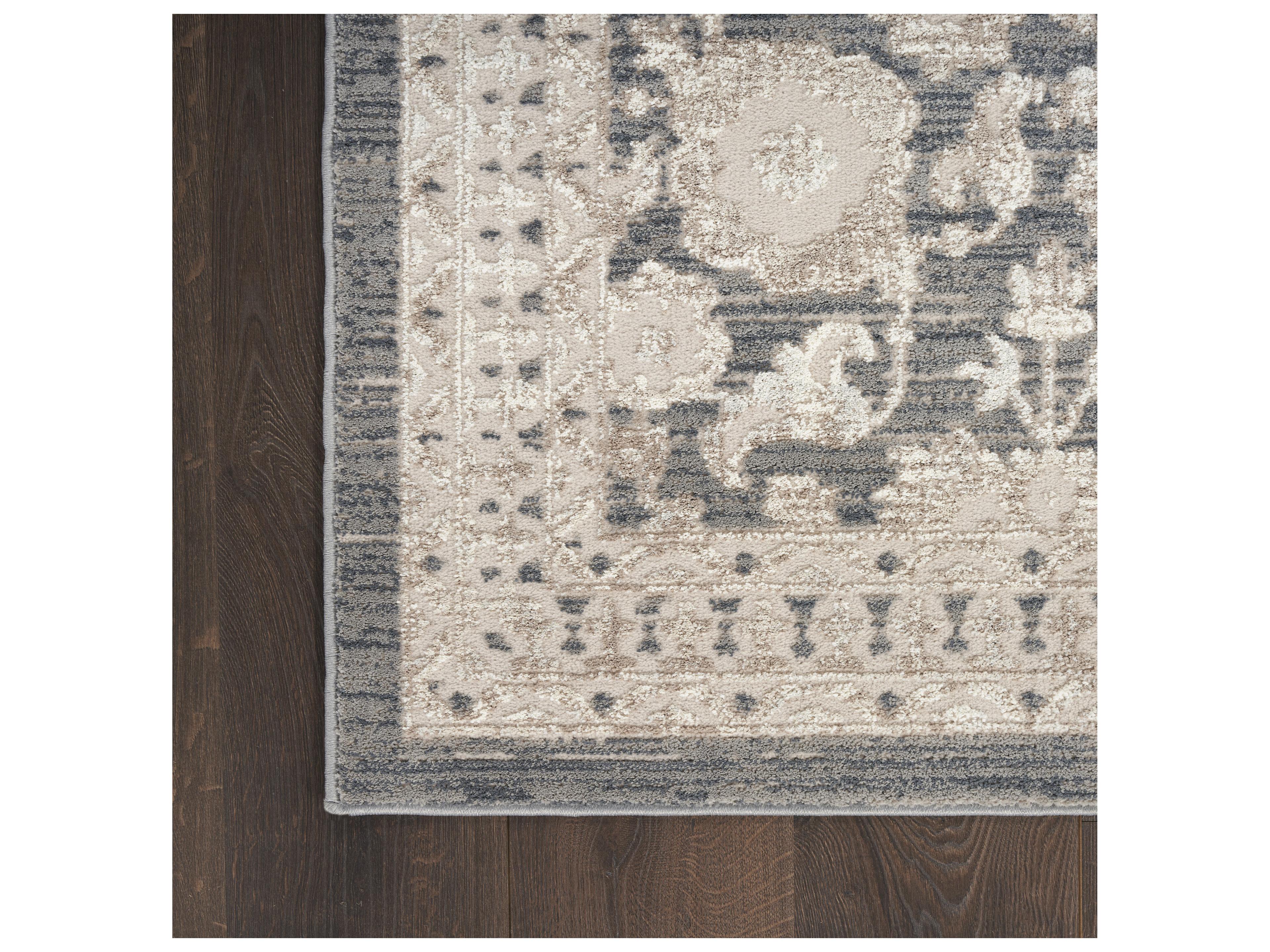 Nourison Eco Cycle Bordered Runner Area Rug