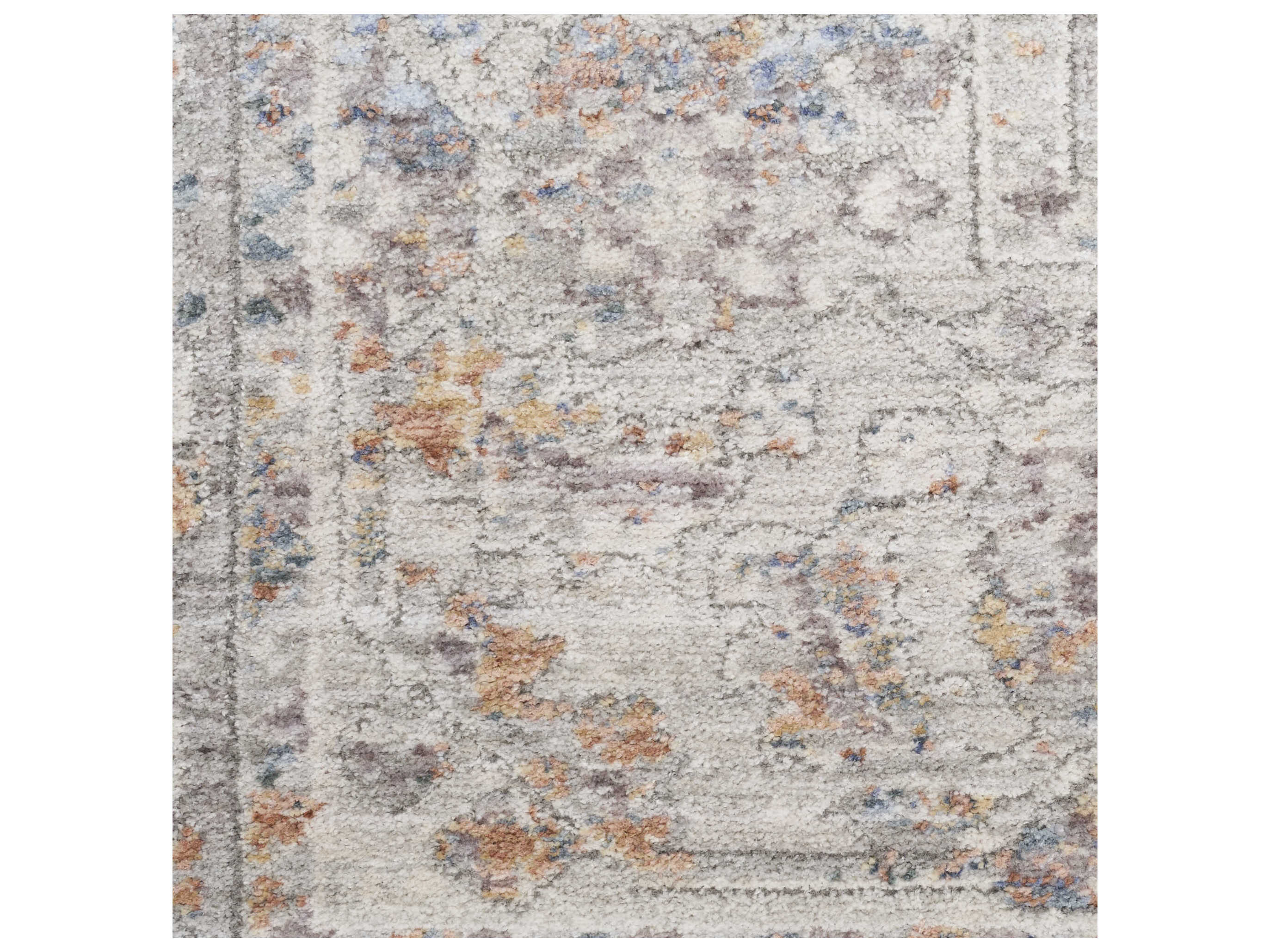 Nourison Elegant Heirlooms Bordered Runner Area Rug