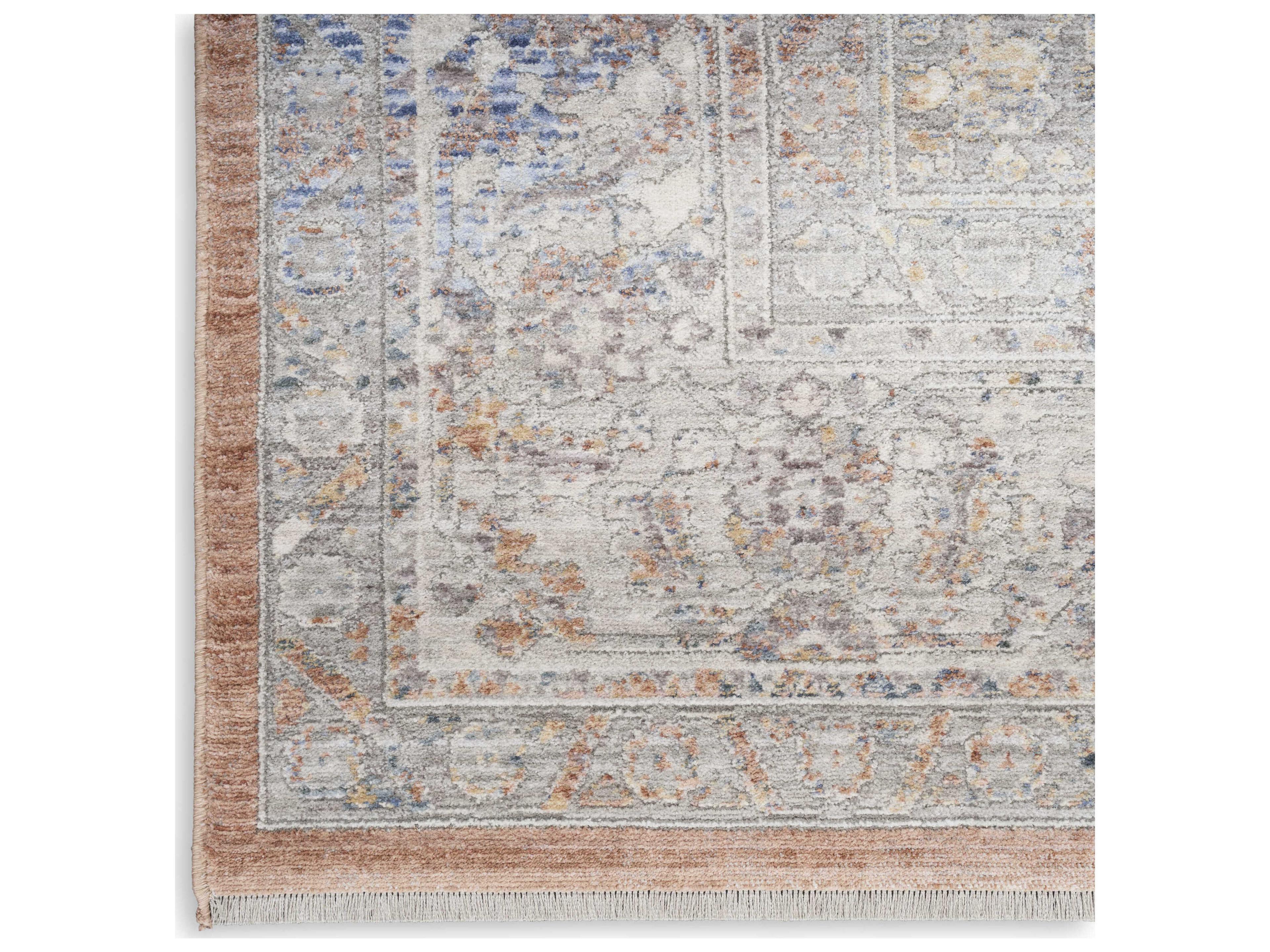 Nourison Elegant Heirlooms Bordered Runner Area Rug
