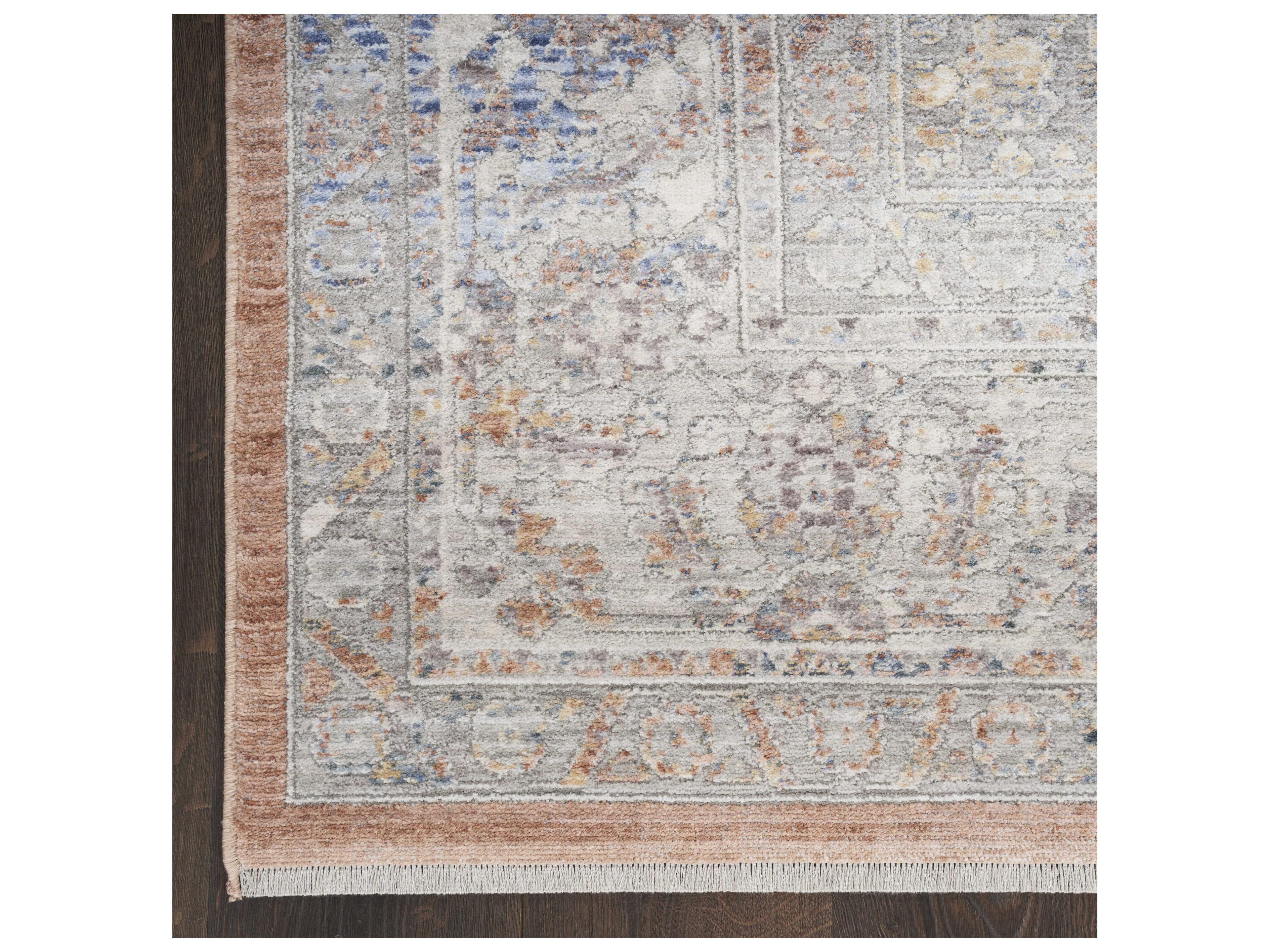 Nourison Elegant Heirlooms Bordered Runner Area Rug