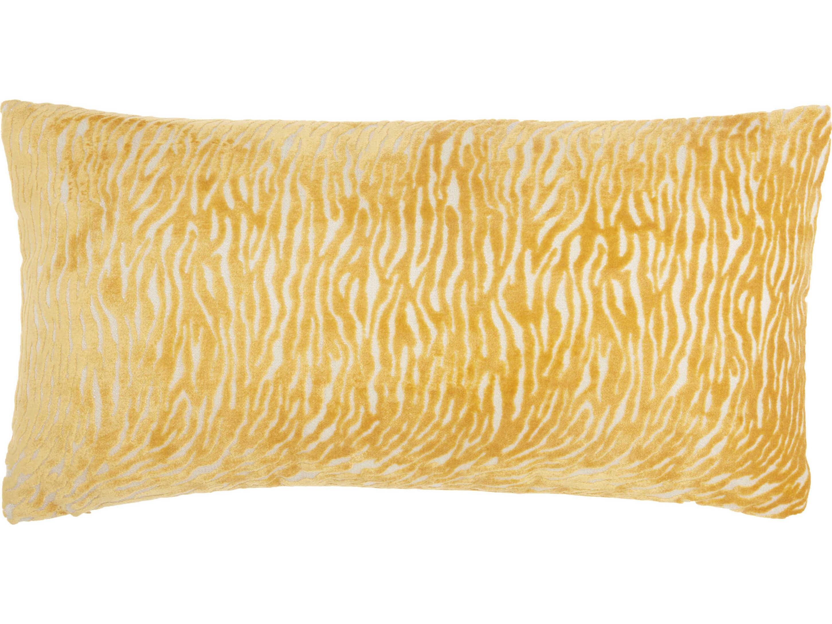 Nourison Luminescence Yellow Pillow