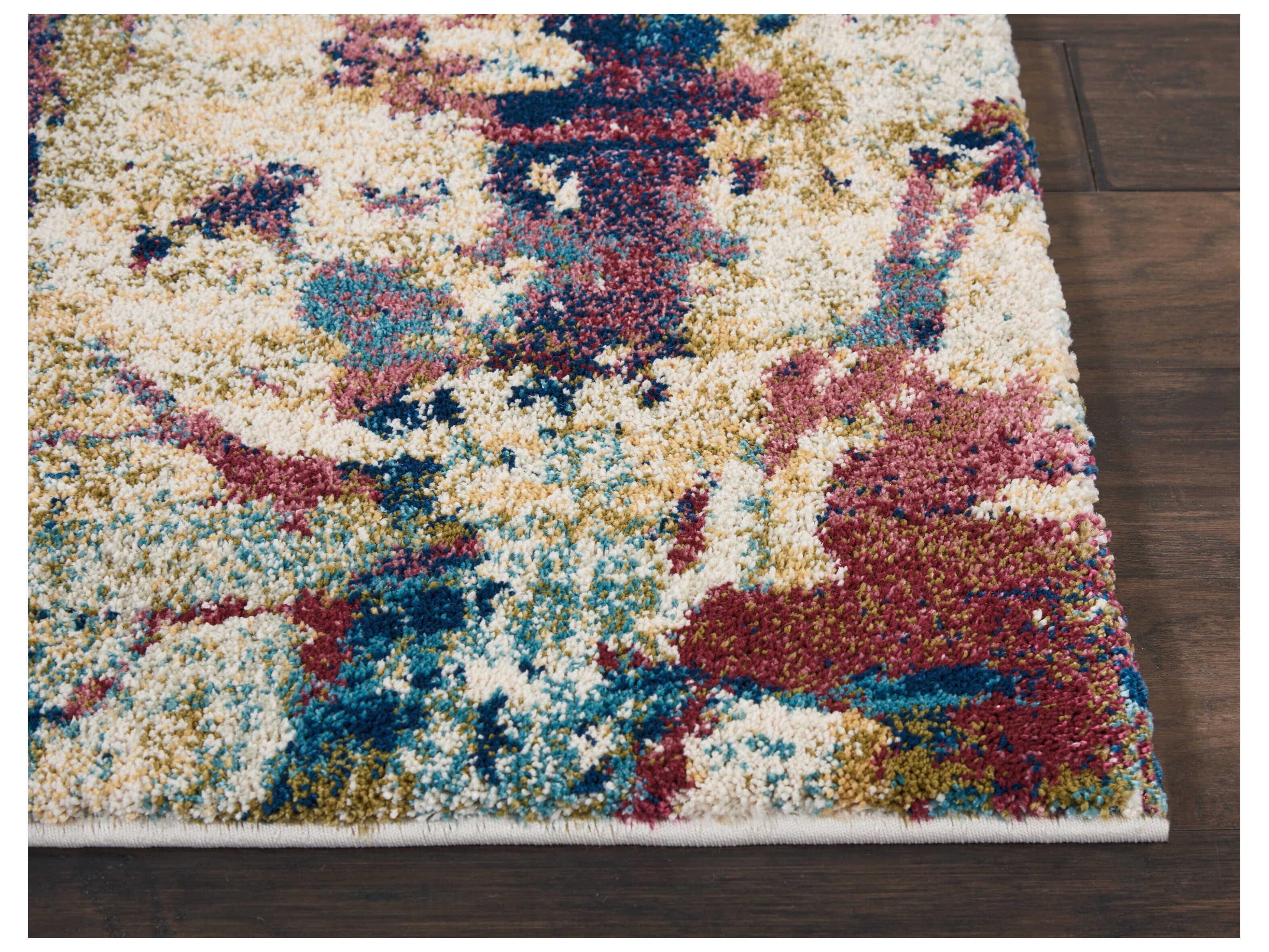Nourison Fusion Abstract Runner Area Rug