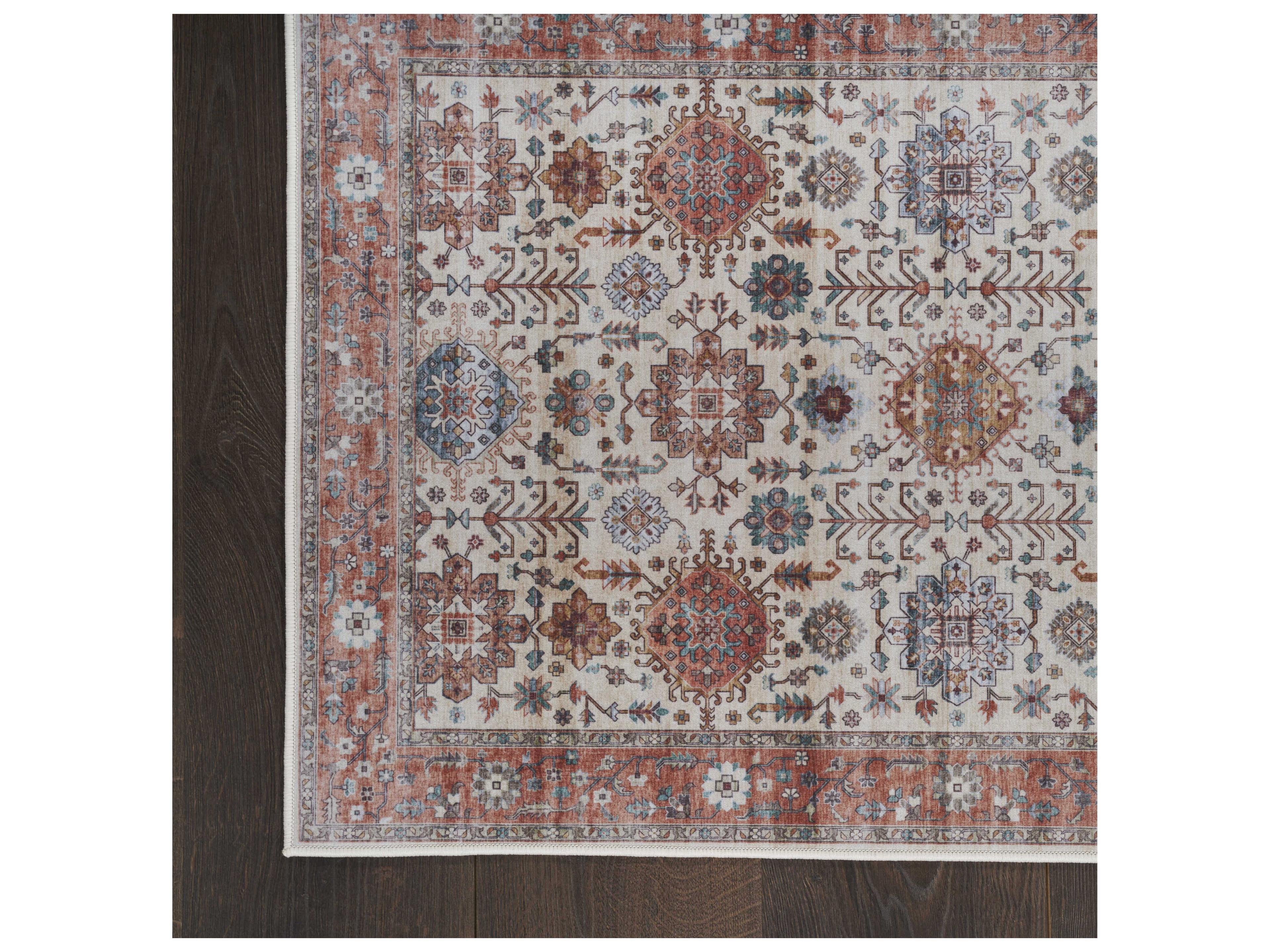 Nourison Fulton Bordered Runner Area Rug