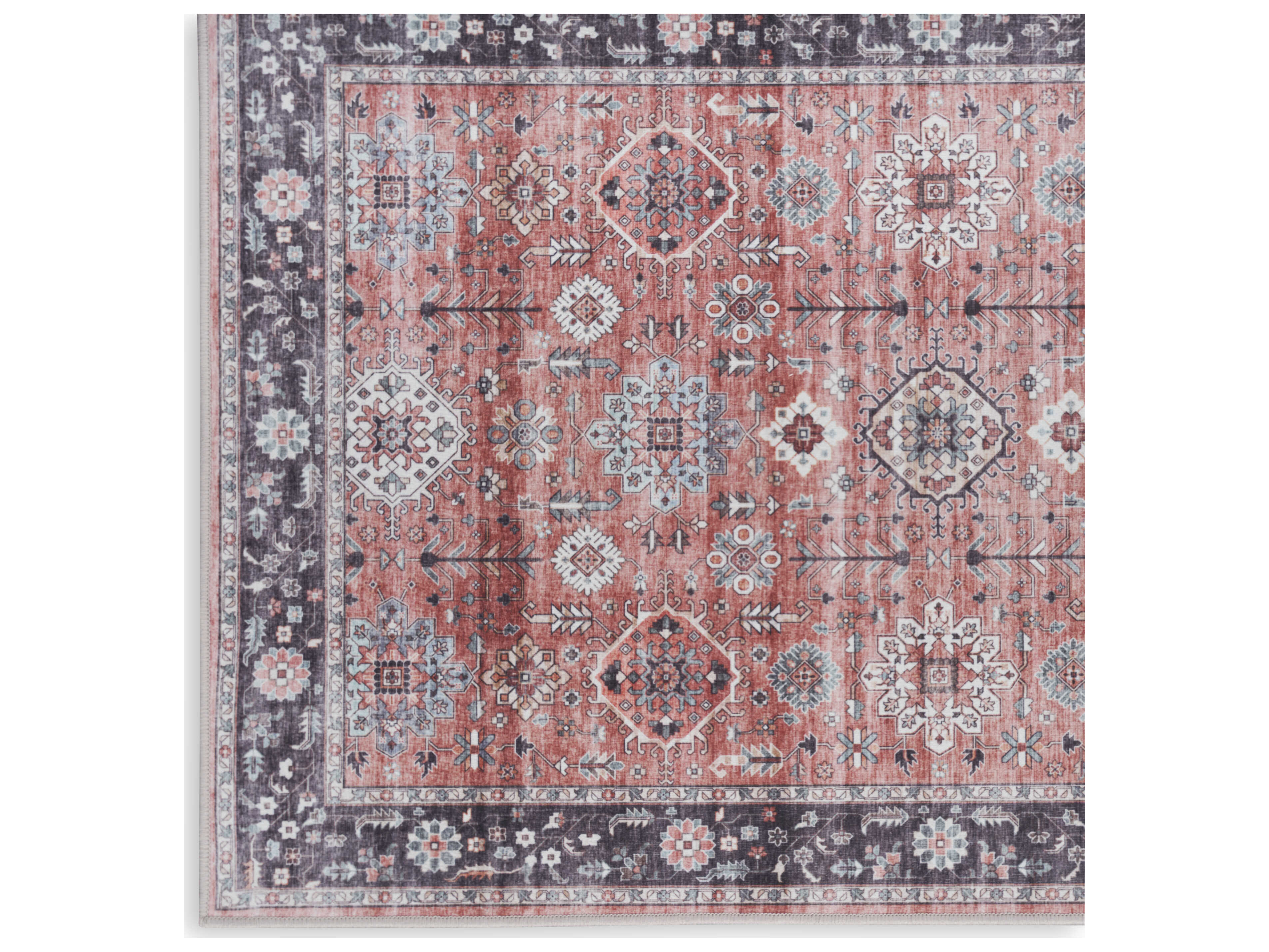 Nourison Fulton Bordered Runner Area Rug