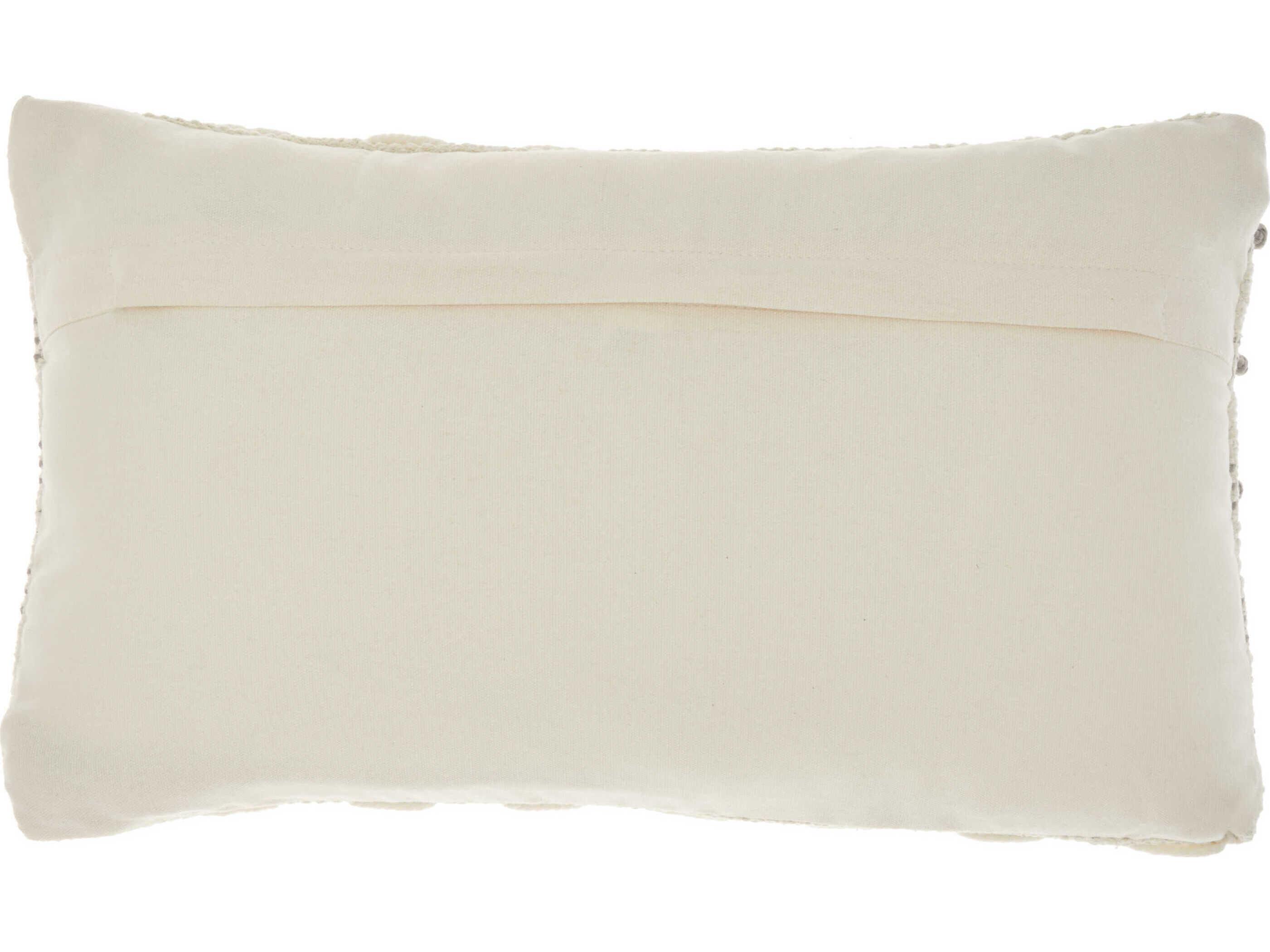 Nourison Life Styles Light Grey Pillow