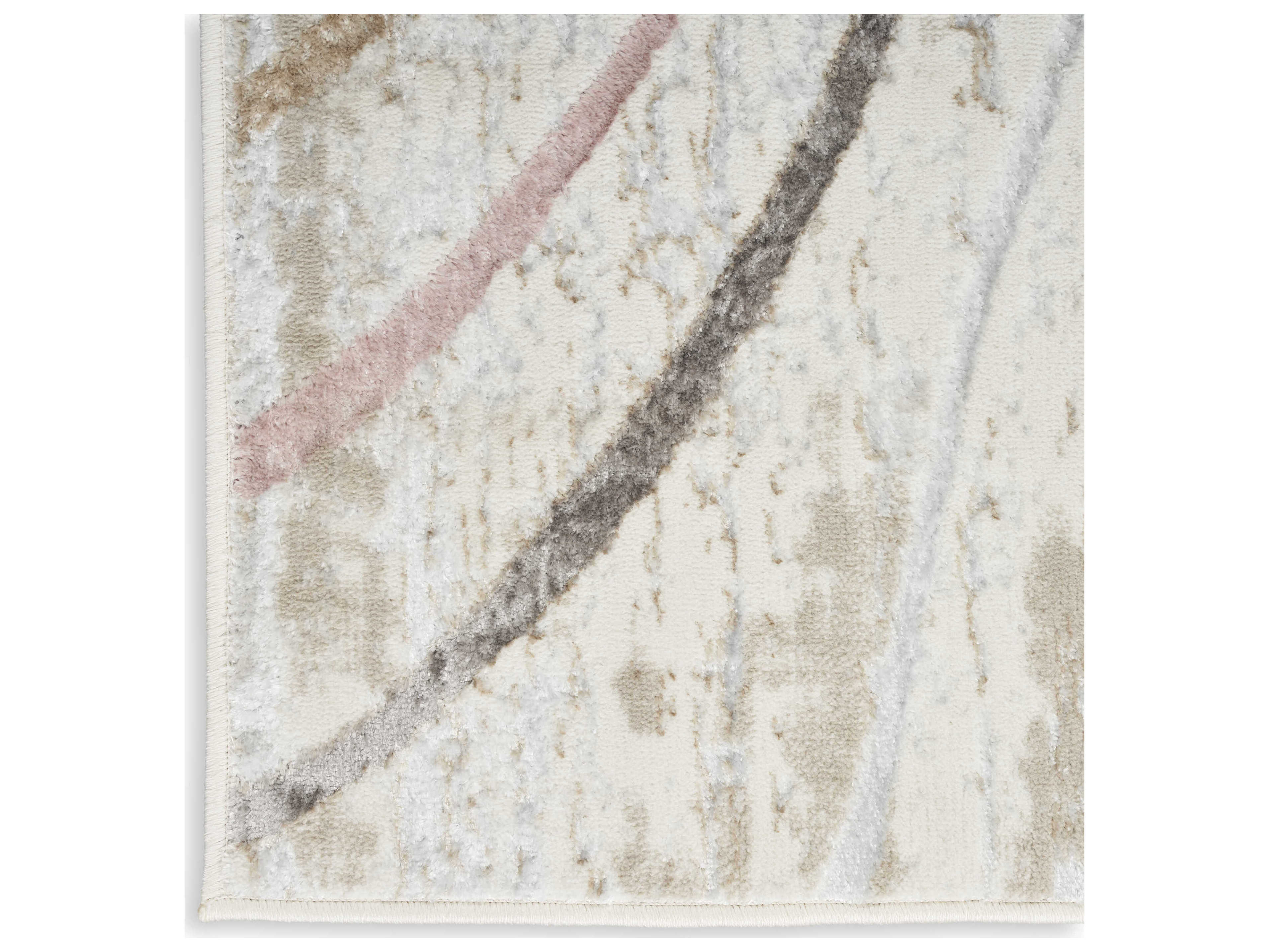 Nourison Glitz Abstract Runner Area Rug