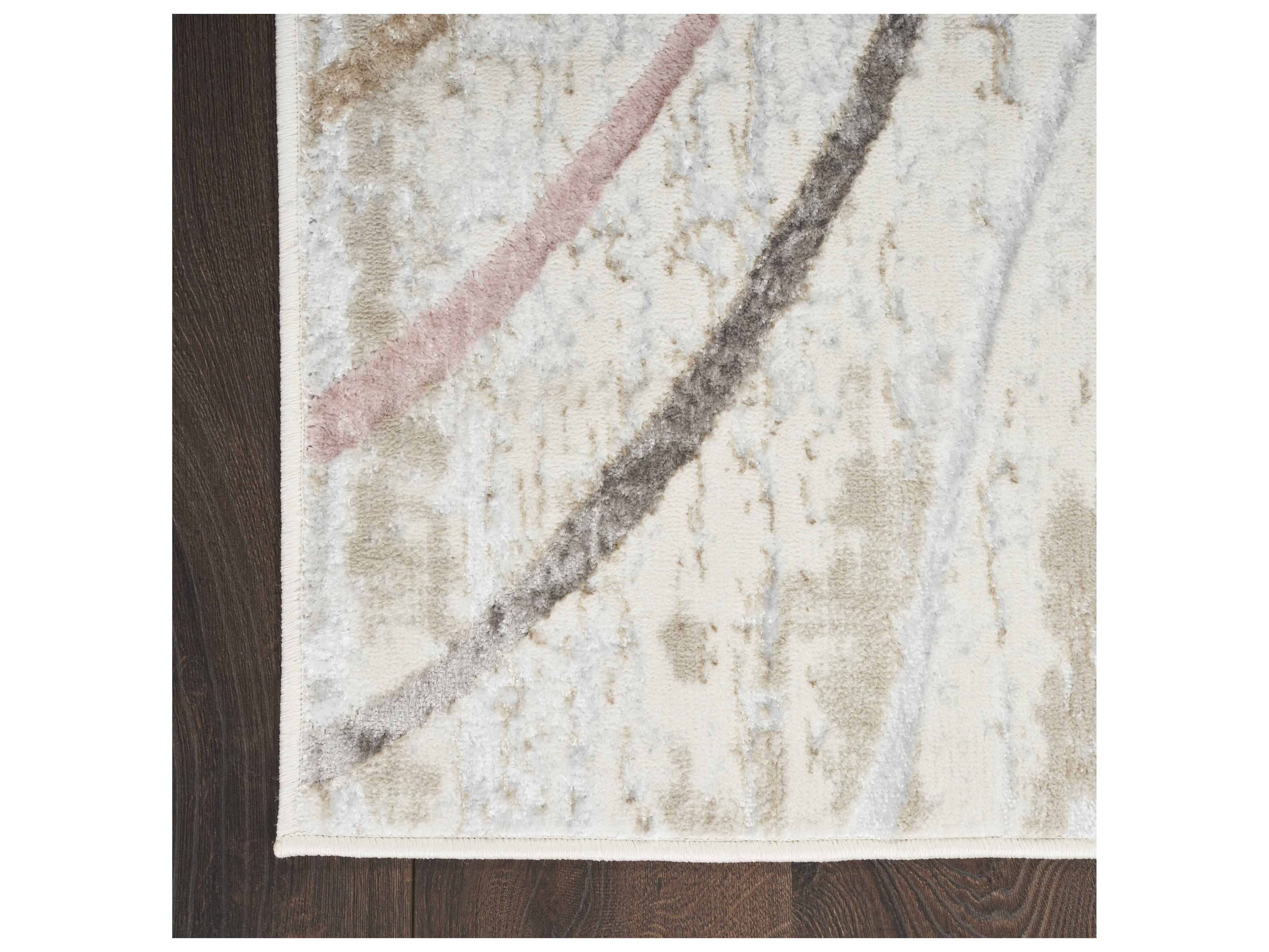 Nourison Glitz Abstract Runner Area Rug