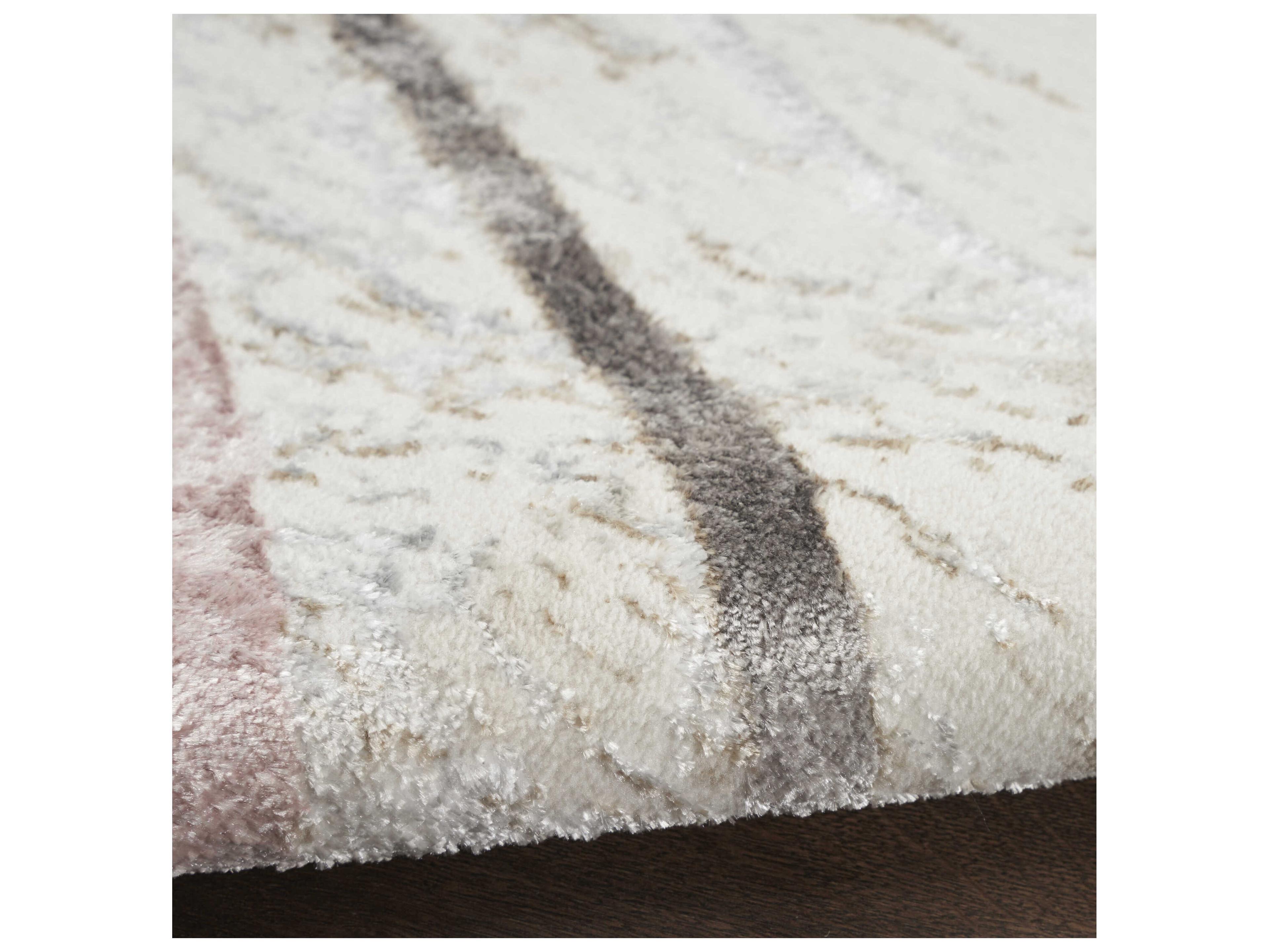 Nourison Glitz Abstract Runner Area Rug