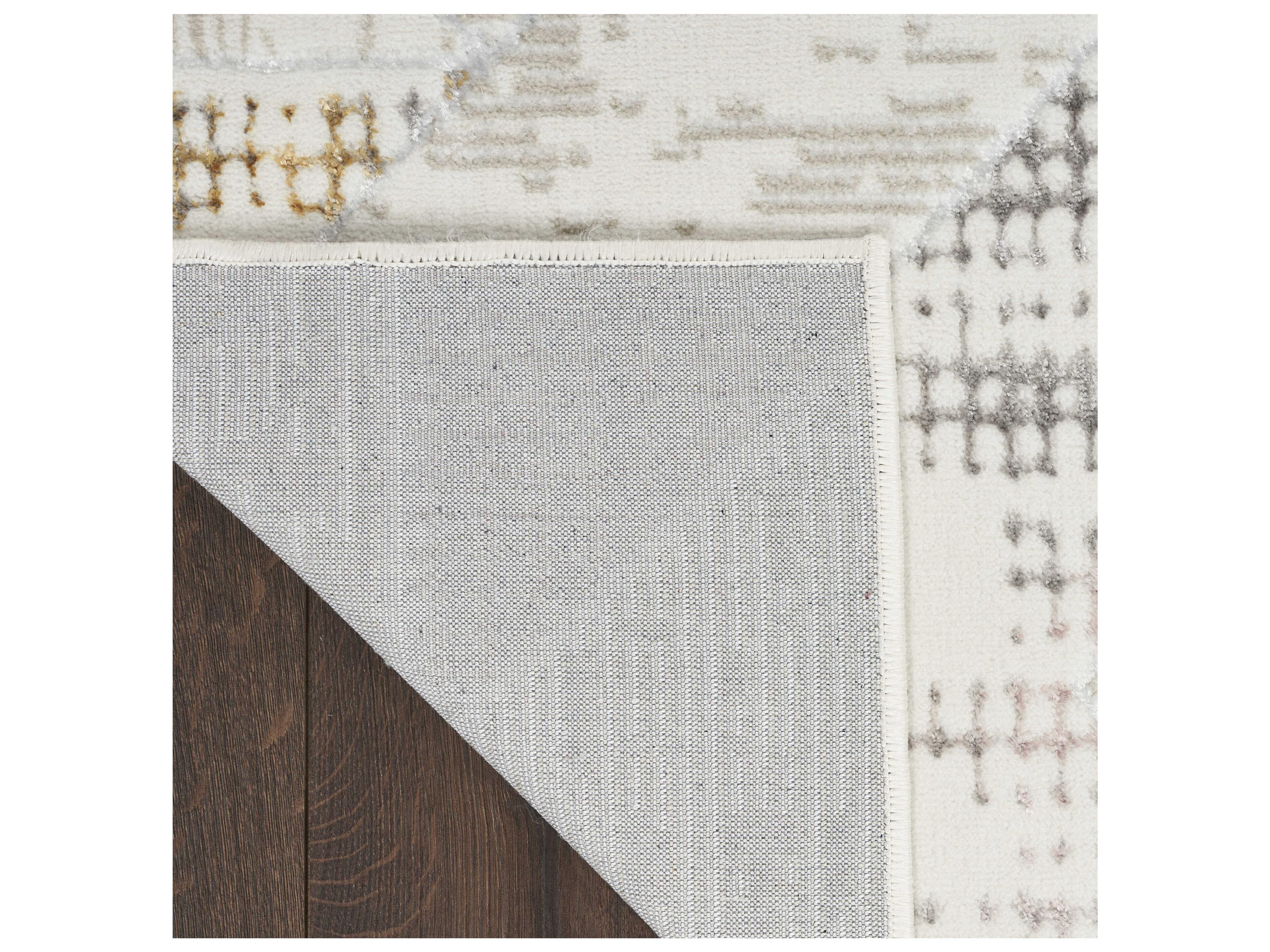 Nourison Glitz Geometric Runner Area Rug