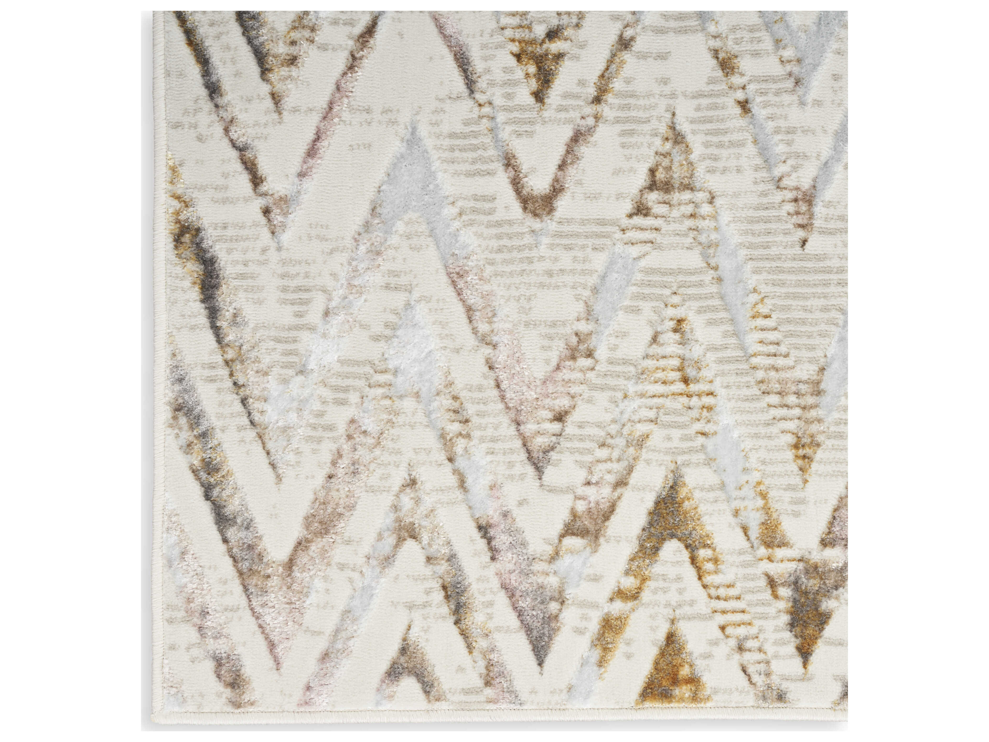 Nourison Glitz Chevron Runner Area Rug
