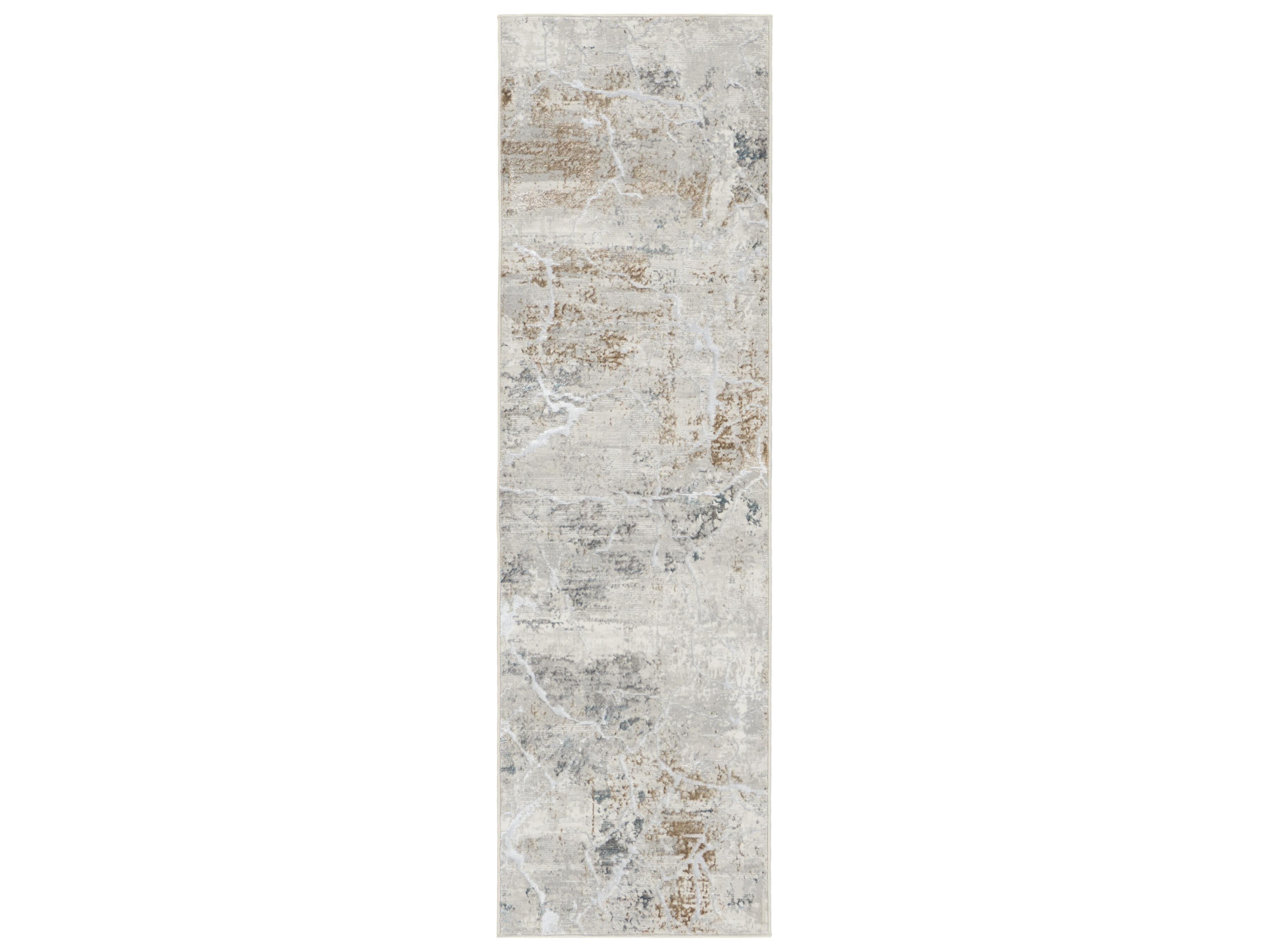 Nourison Glitz Abstract Runner Area Rug
