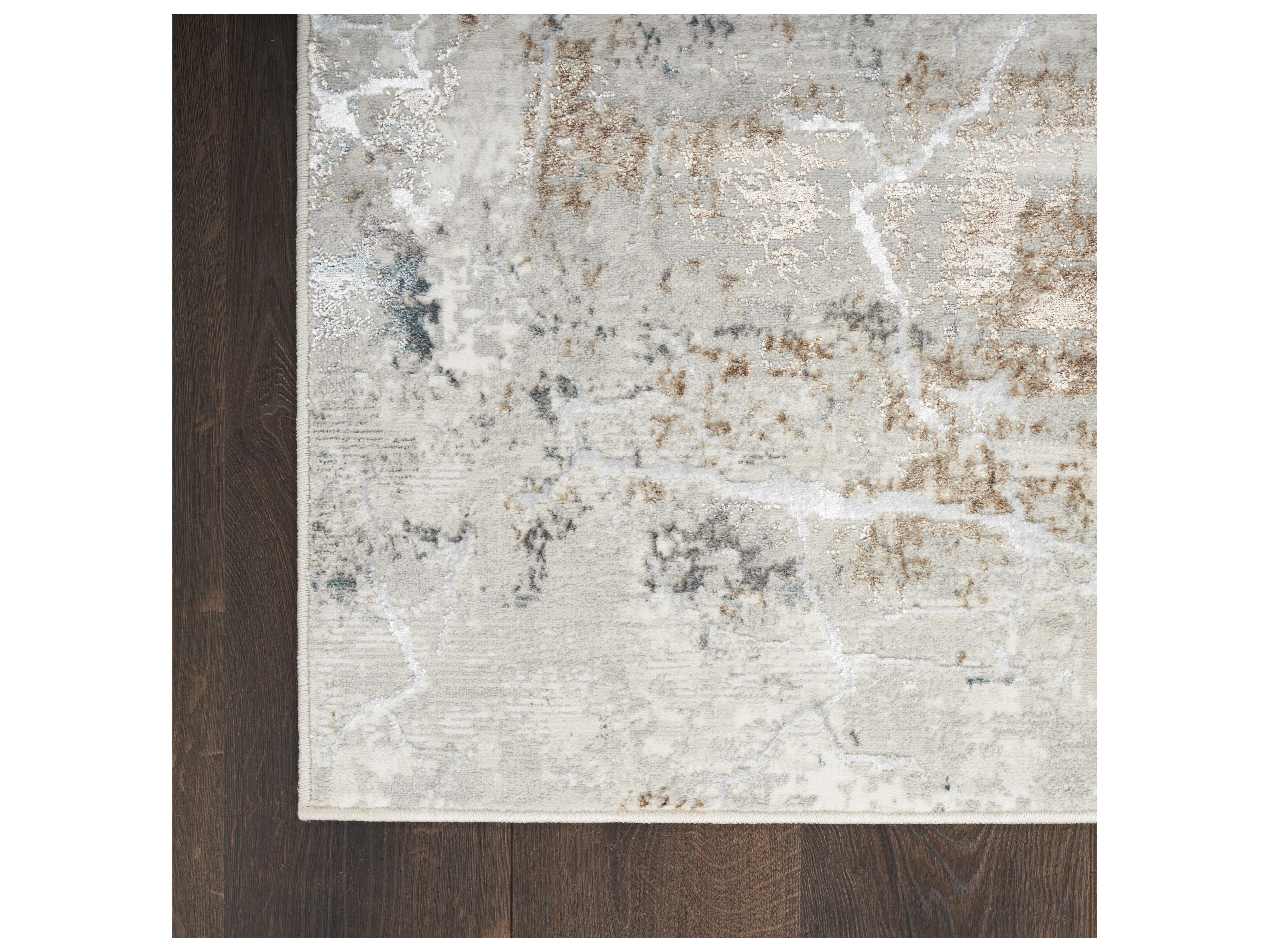 Nourison Glitz Abstract Runner Area Rug