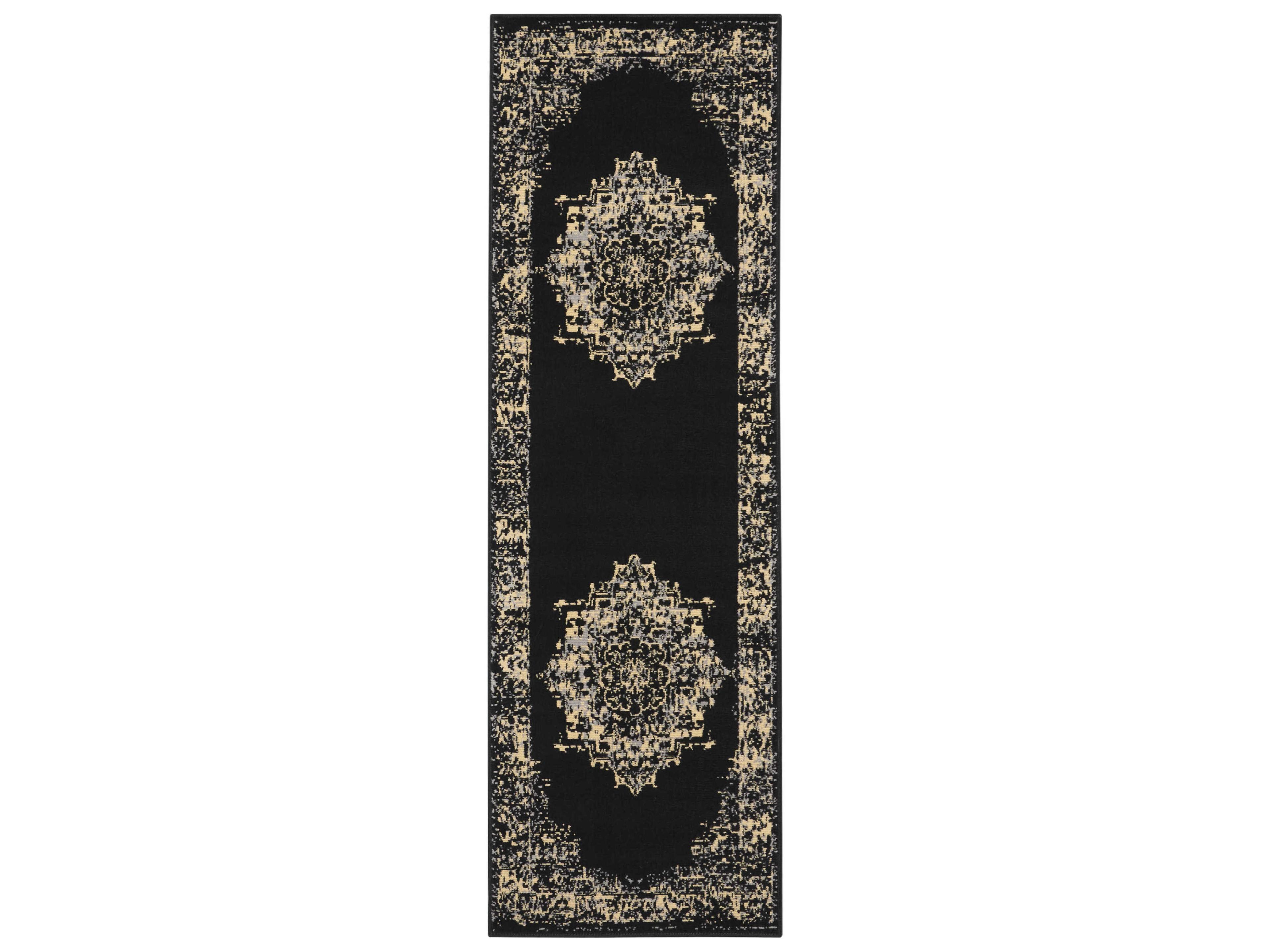 Nourison Grafix Bordered Runner Area Rug