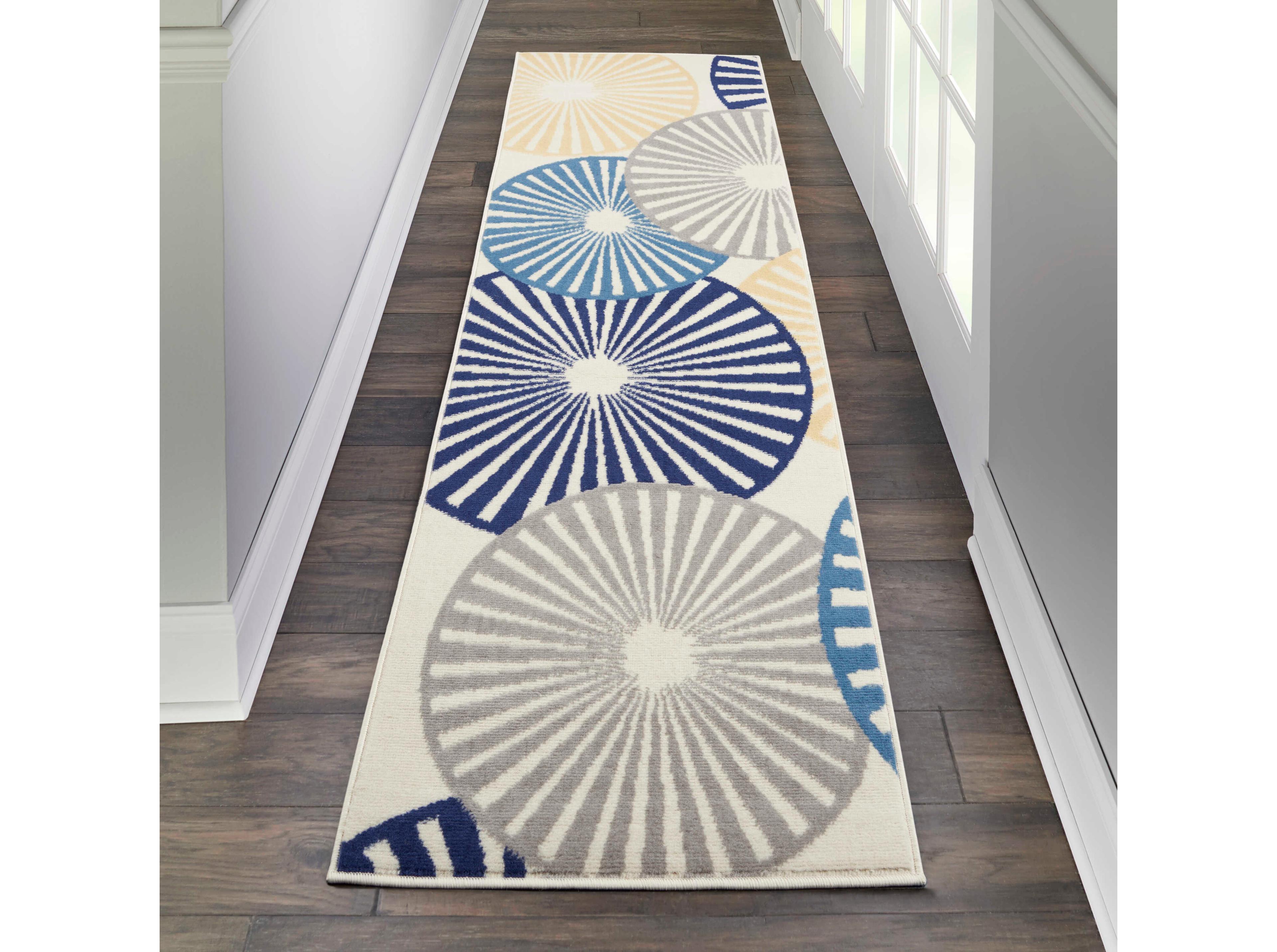 Nourison Grafix Geometric Runner Area Rug