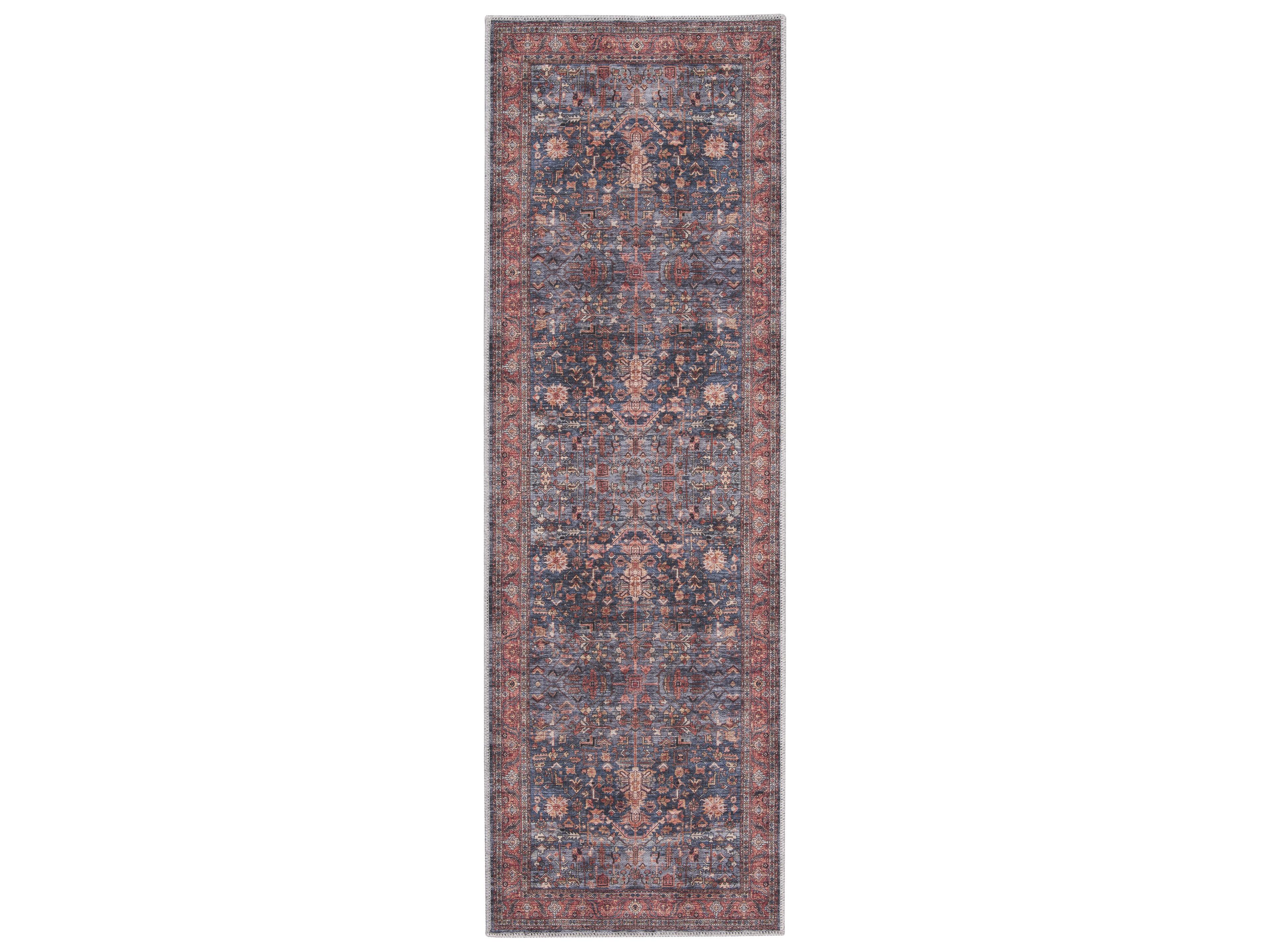 Nourison Grand Washables Bordered Runner Area Rug