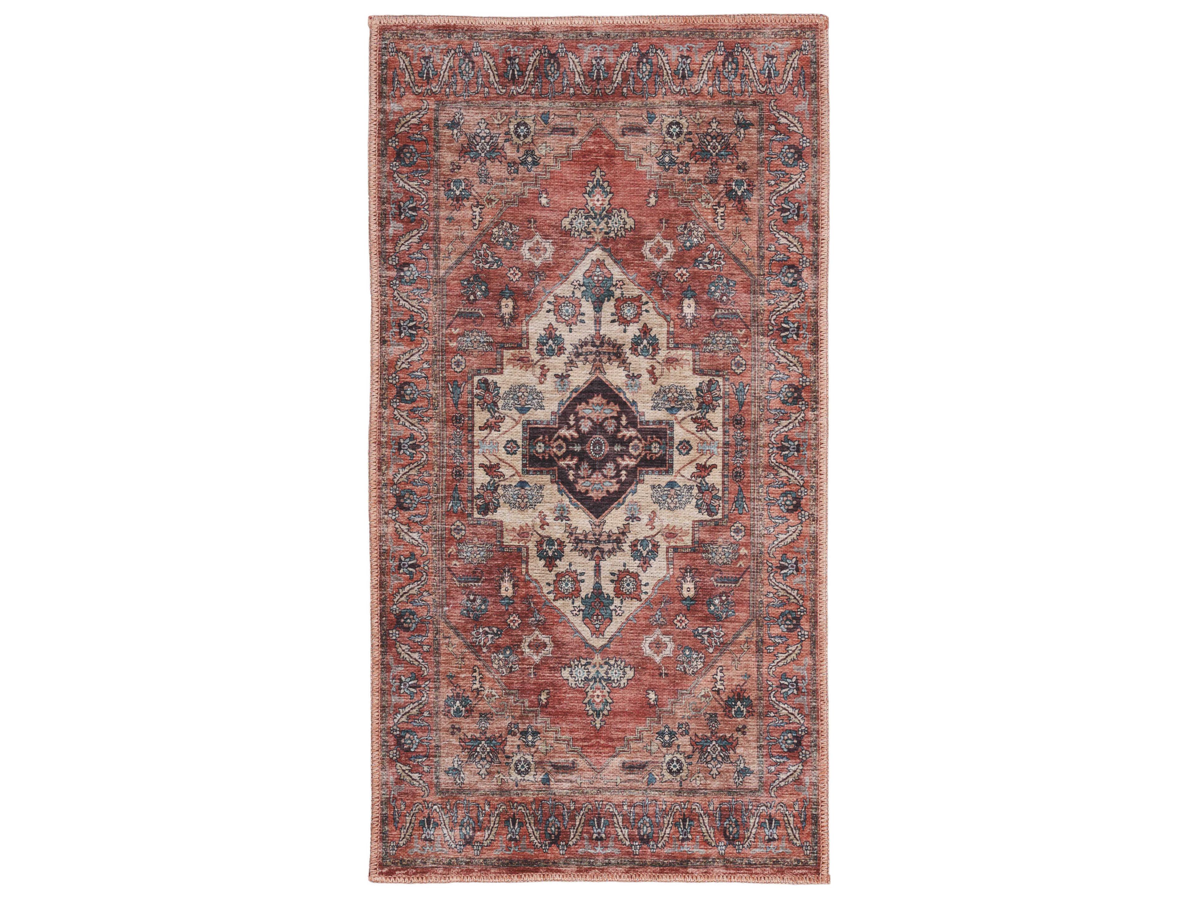 Nourison Grand Washables Bordered Area Rug