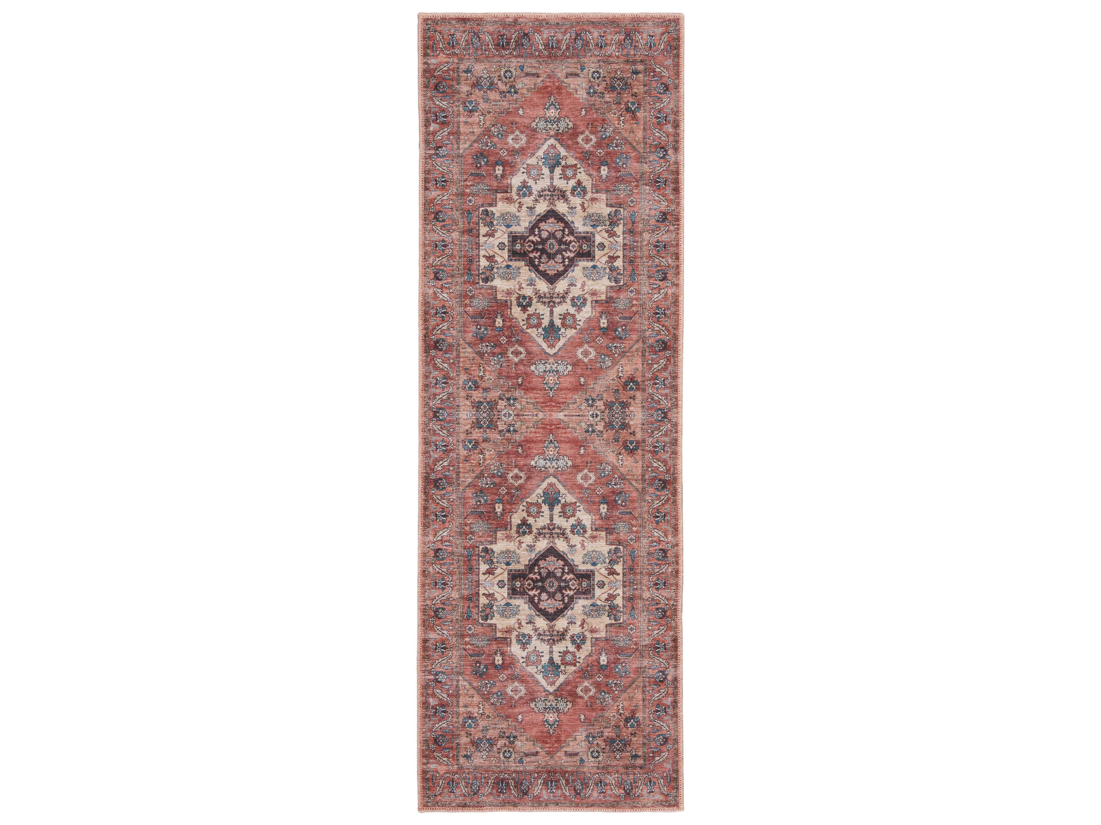 Nourison Grand Washables Bordered Runner Area Rug
