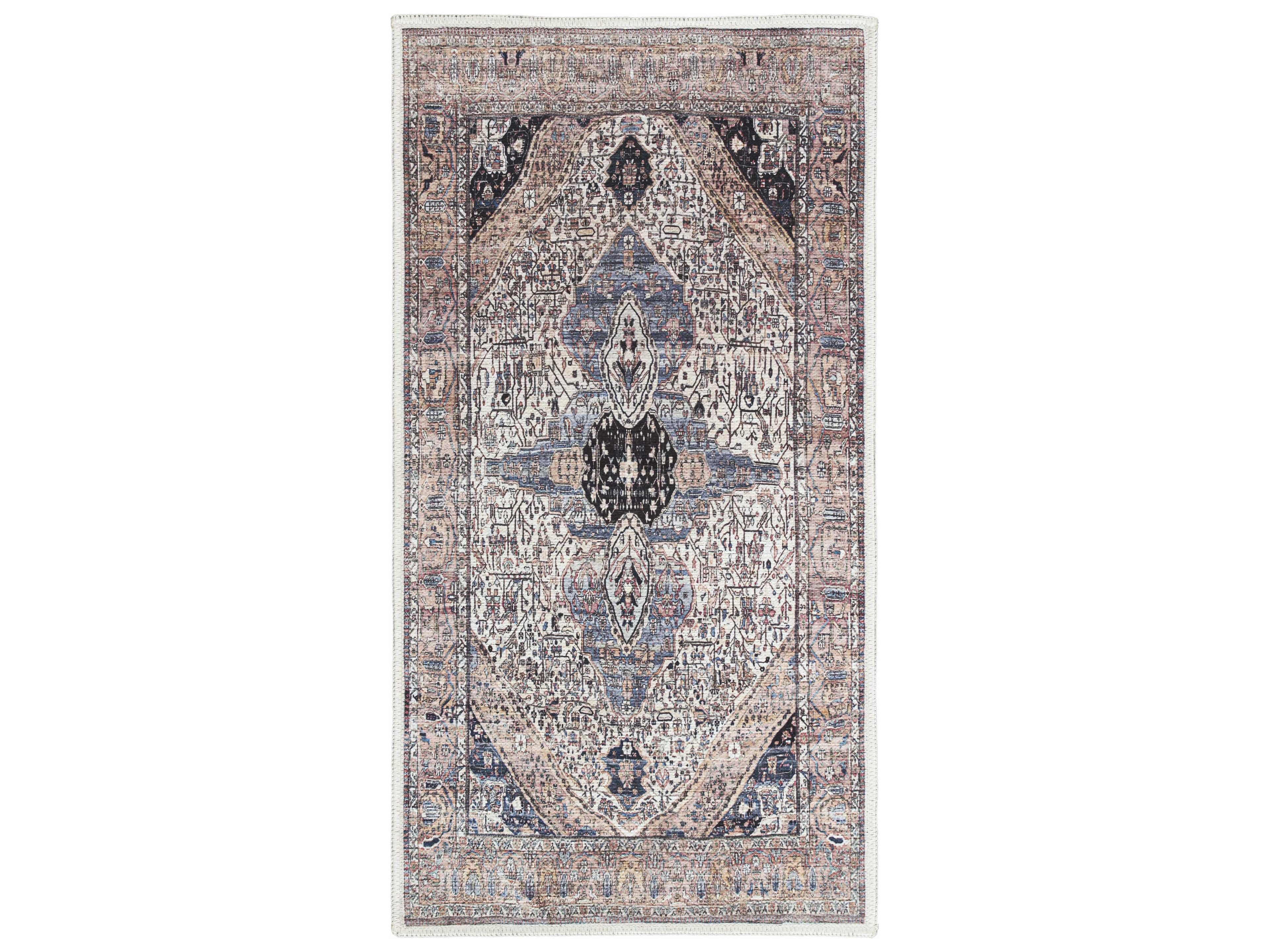 Nourison Grand Washables Bordered Area Rug
