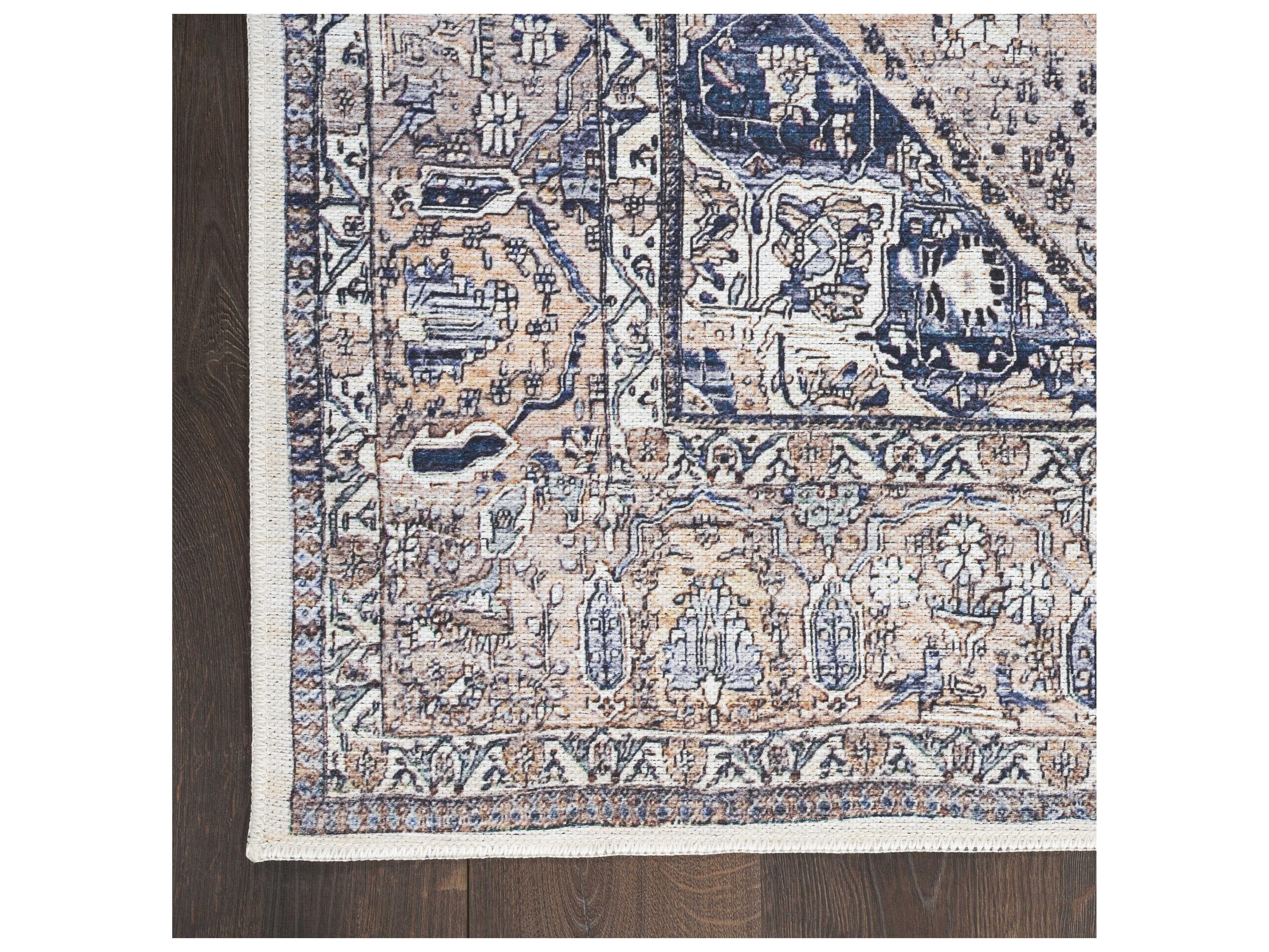 Nourison Grand Washables Bordered Area Rug