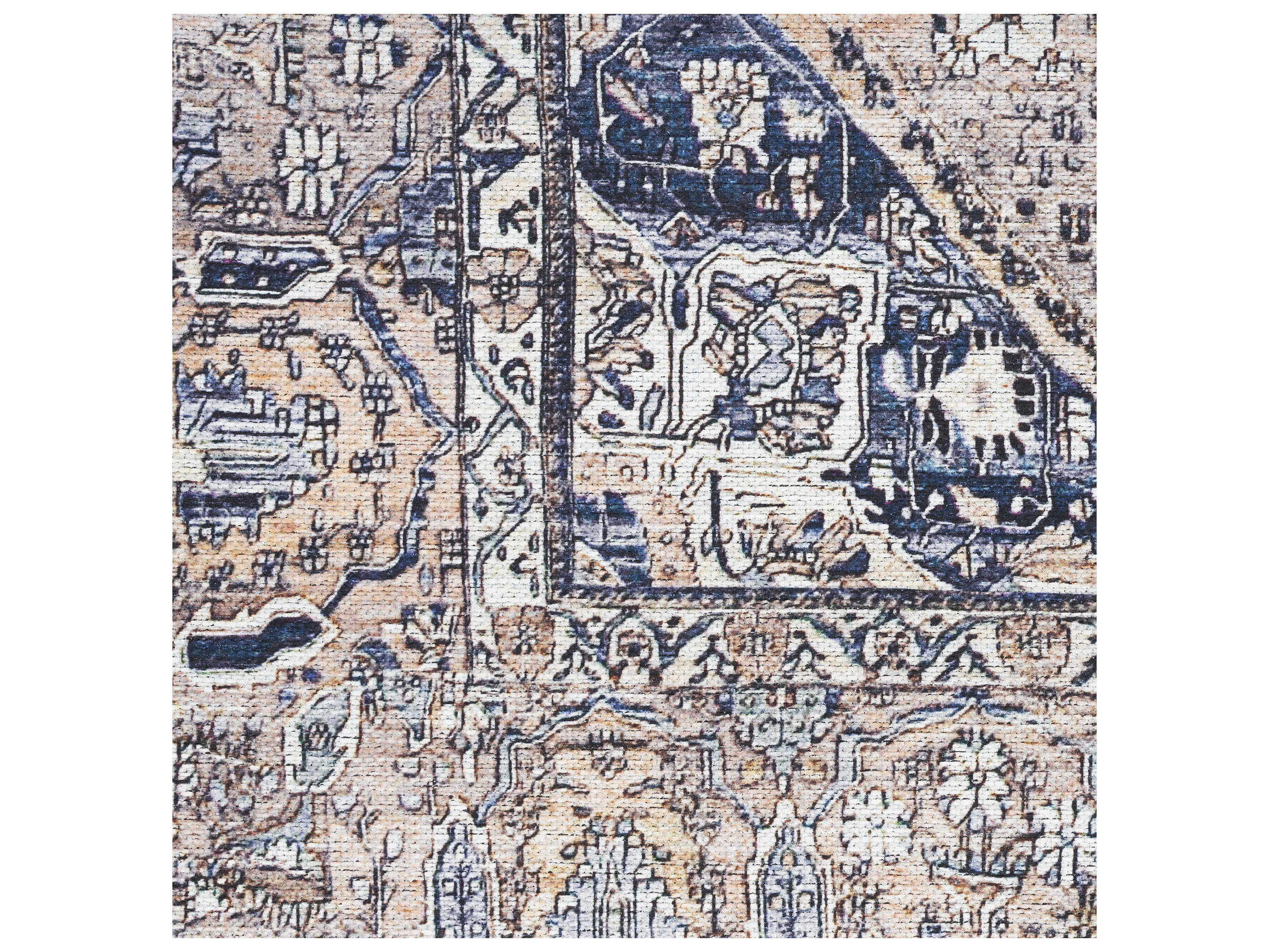 Nourison Grand Washables Bordered Area Rug