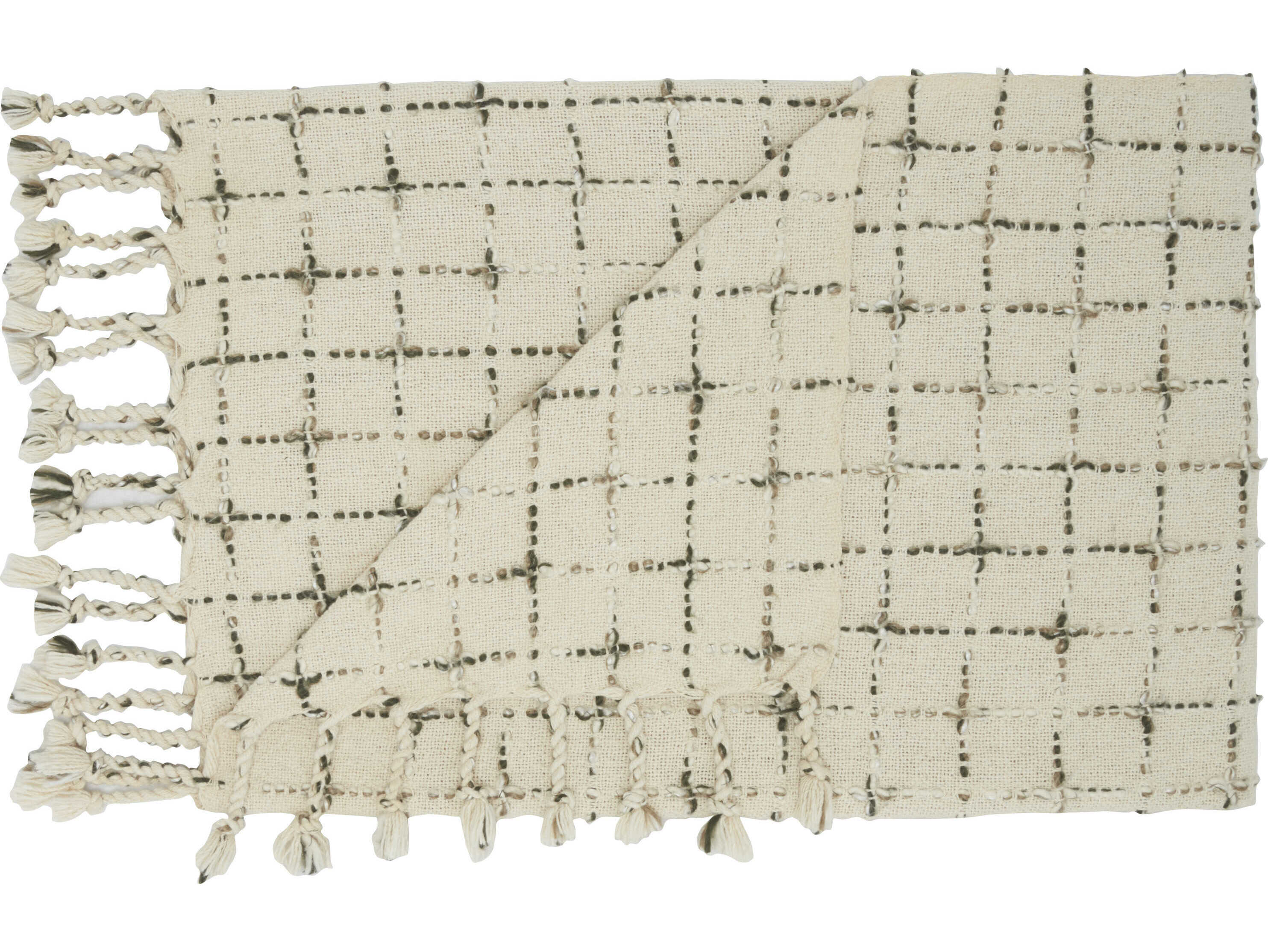 Nourison Life Styles Natural Throw Blanket