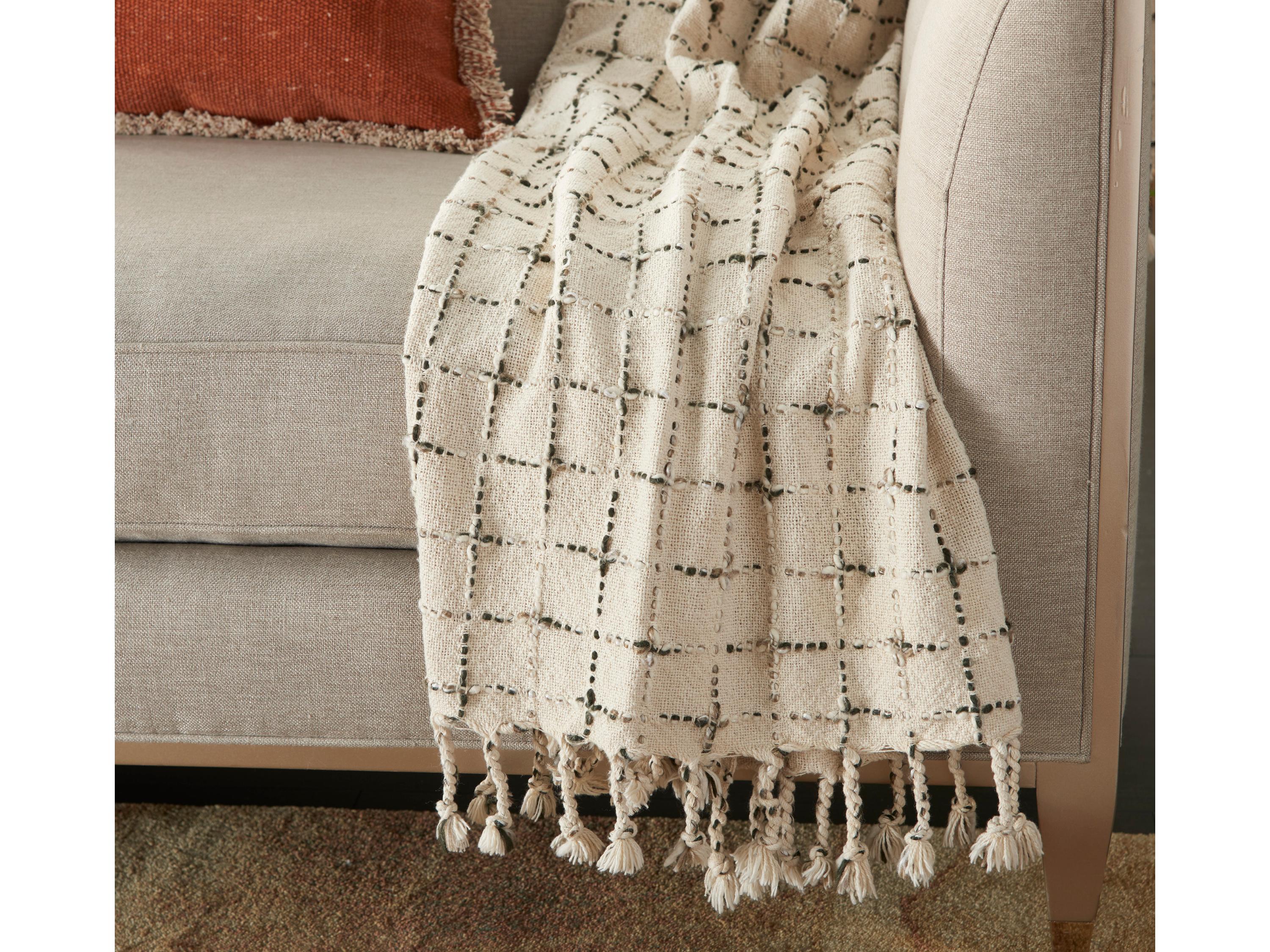 Nourison Life Styles Natural Throw Blanket