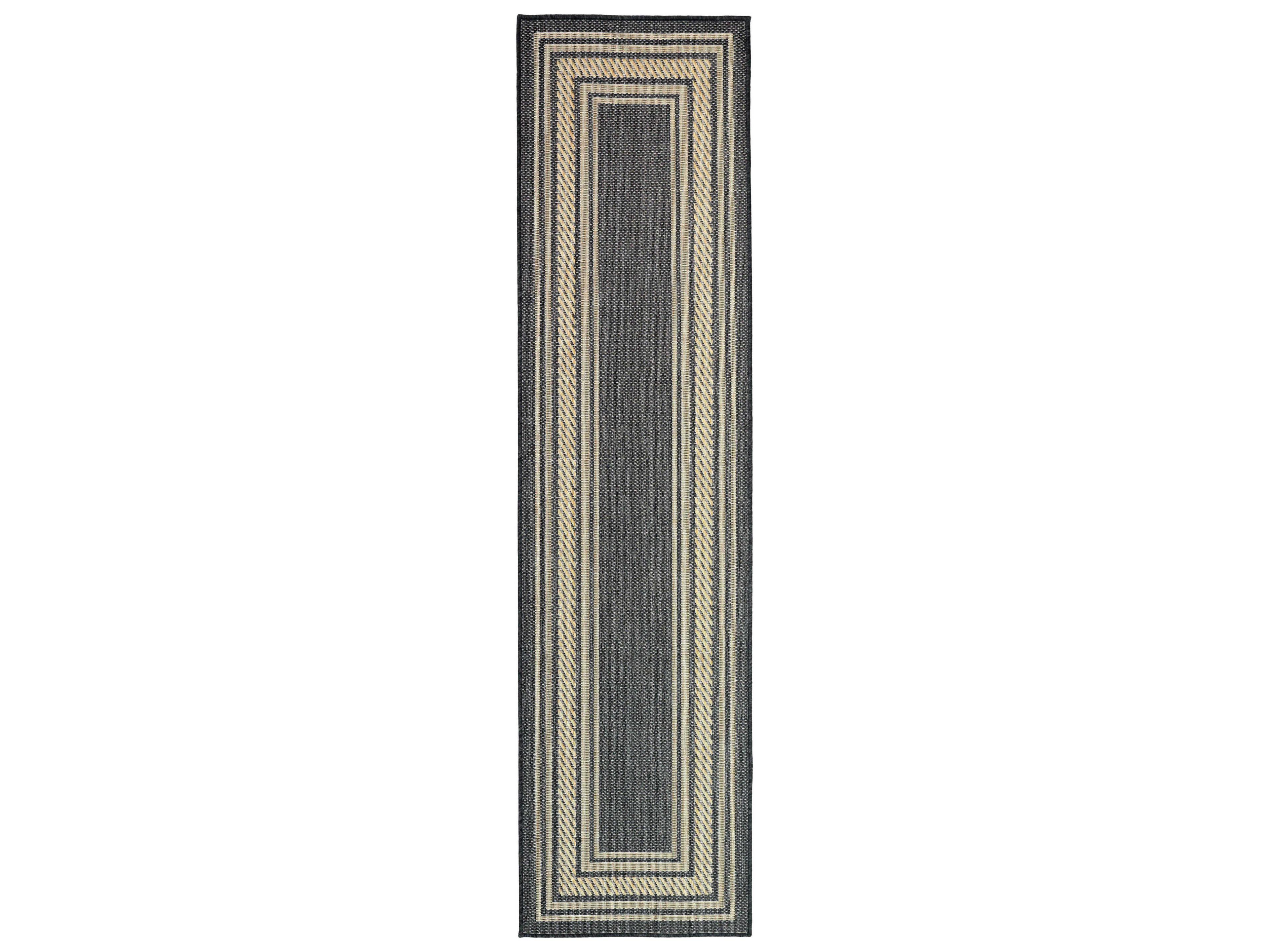 Nourison Horizon Bordered Runner Area Rug