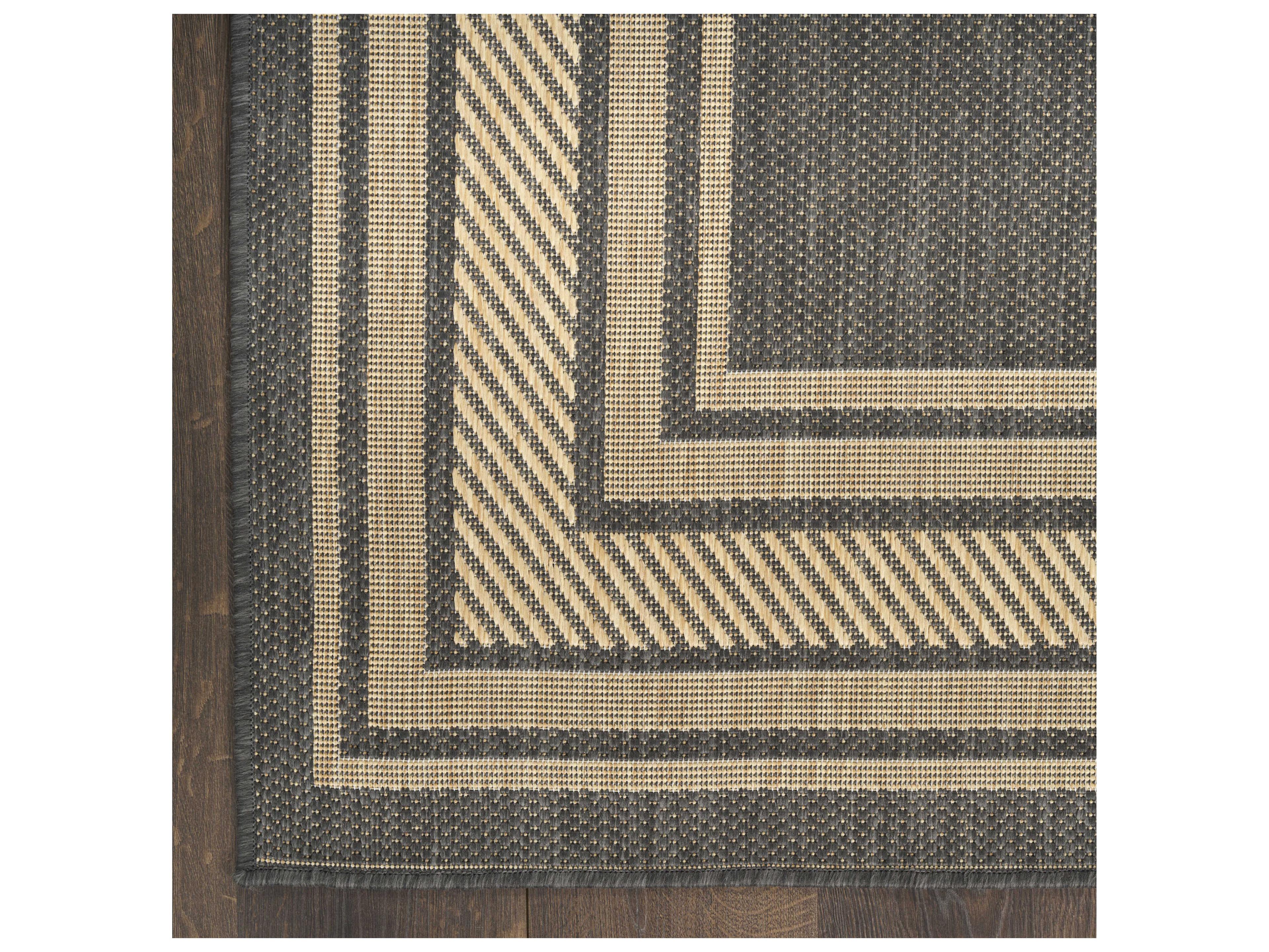 Nourison Horizon Bordered Runner Area Rug