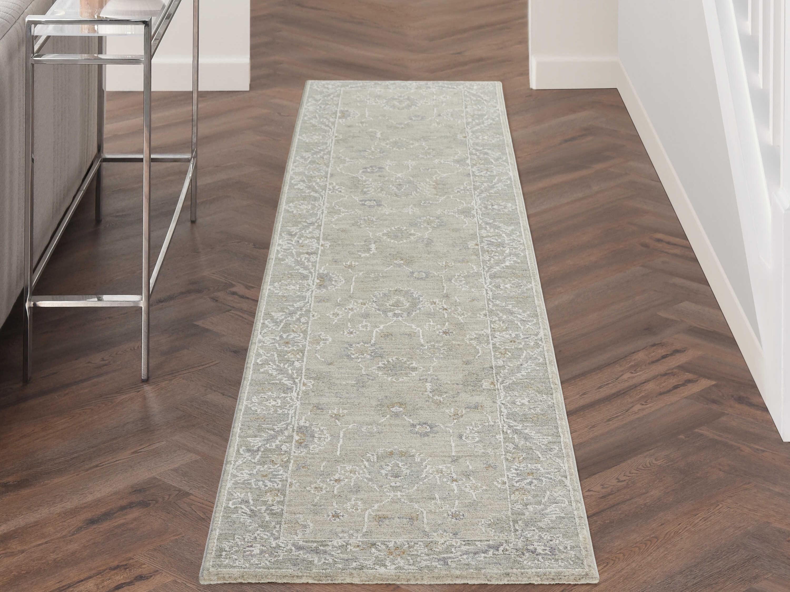 Nourison Infinite Bordered Runner Area Rug