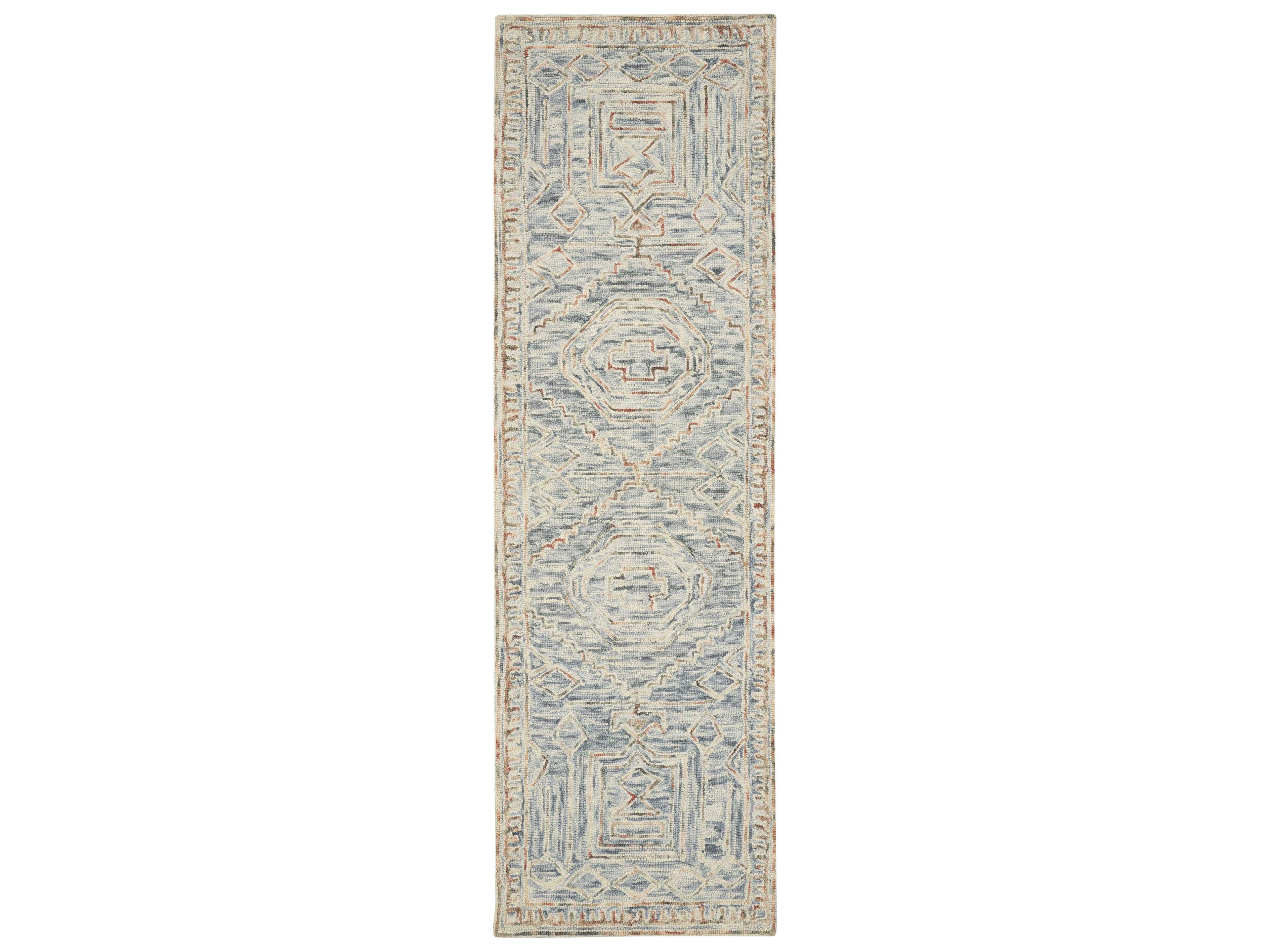 Nourison Interlock Bordered Runner Area Rug