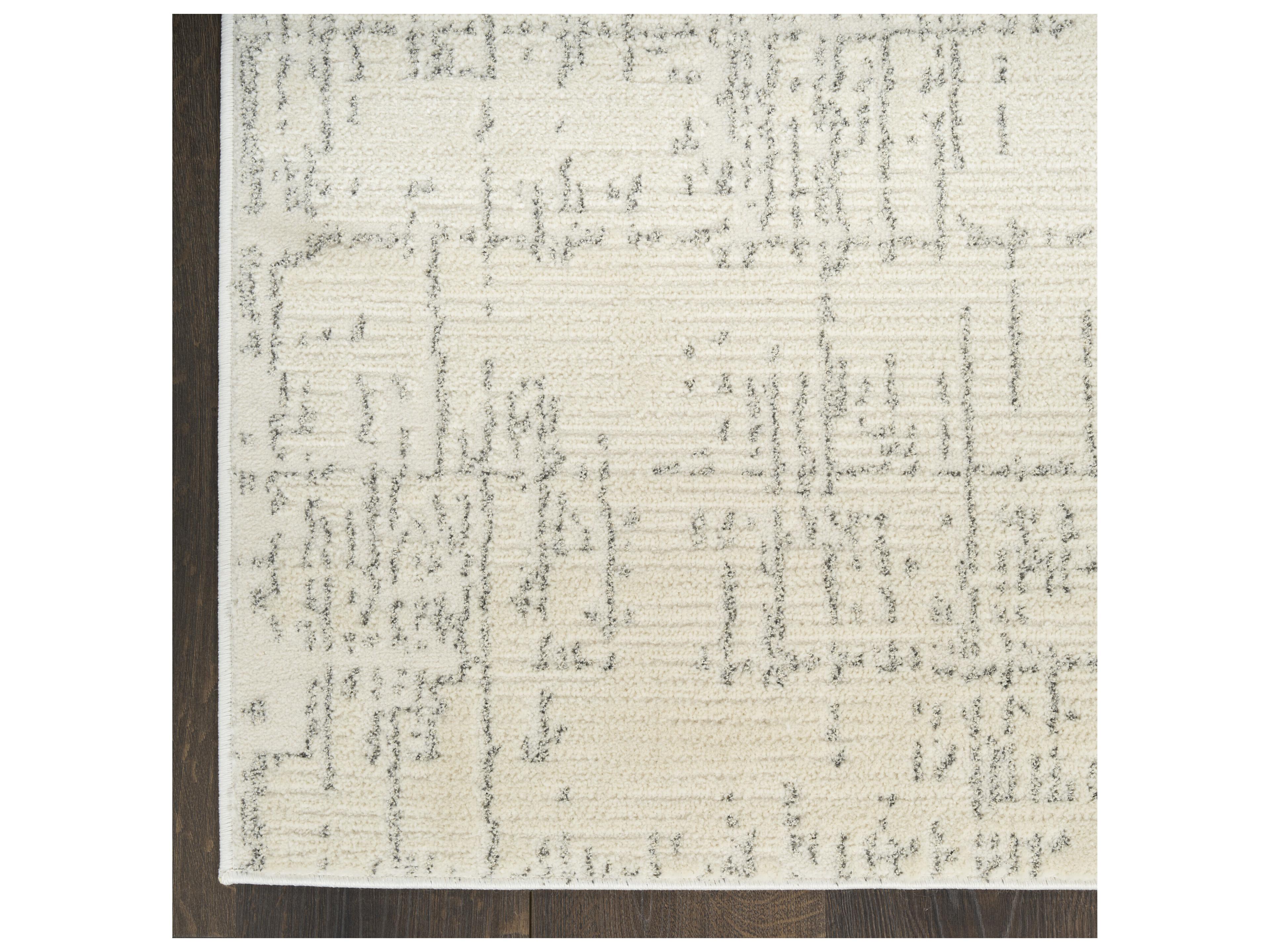 Nourison Ivory Hues Abstract Area Rug