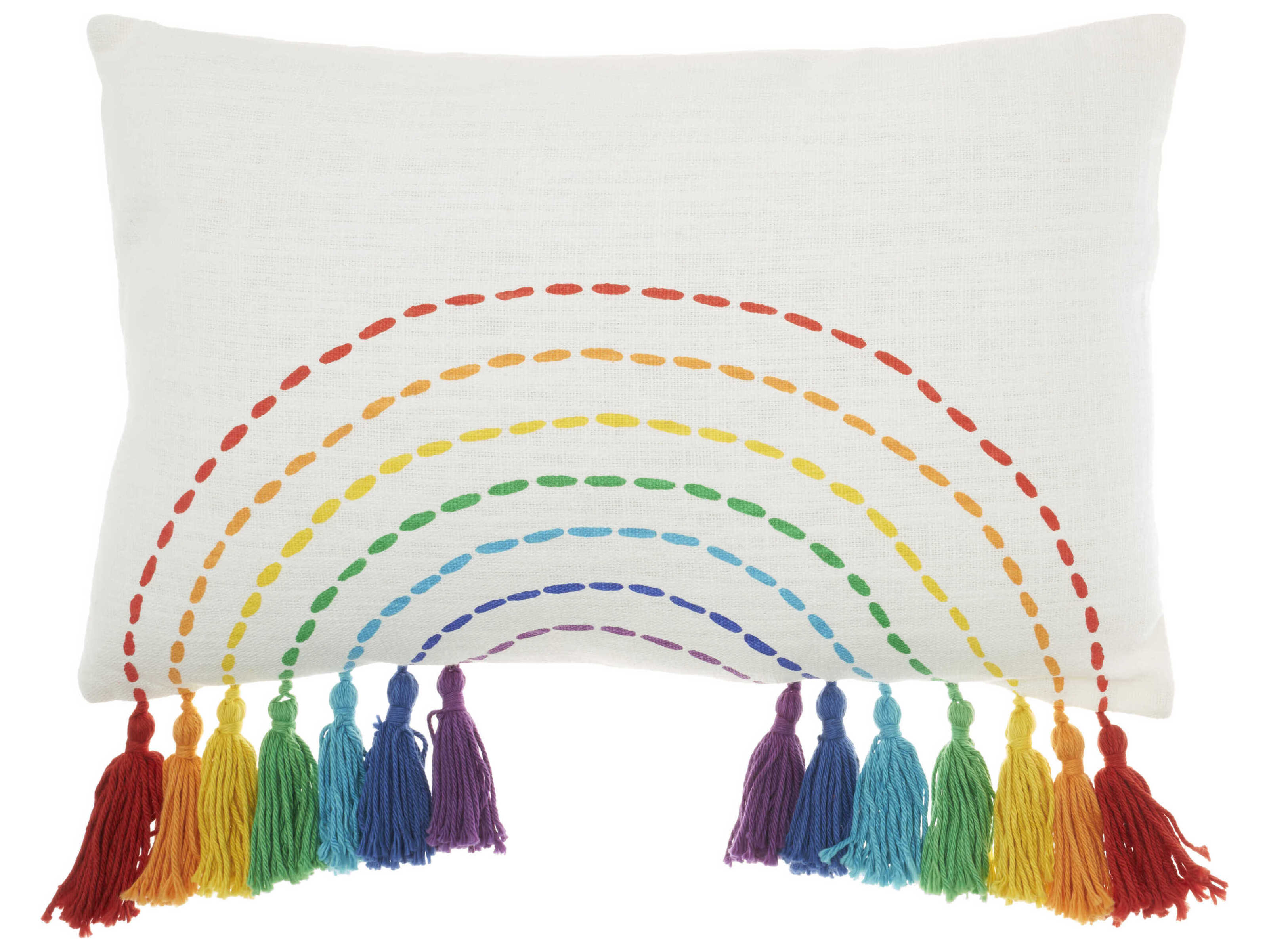 Nourison Plush Lines Multicolor 12" x 20" Pillow