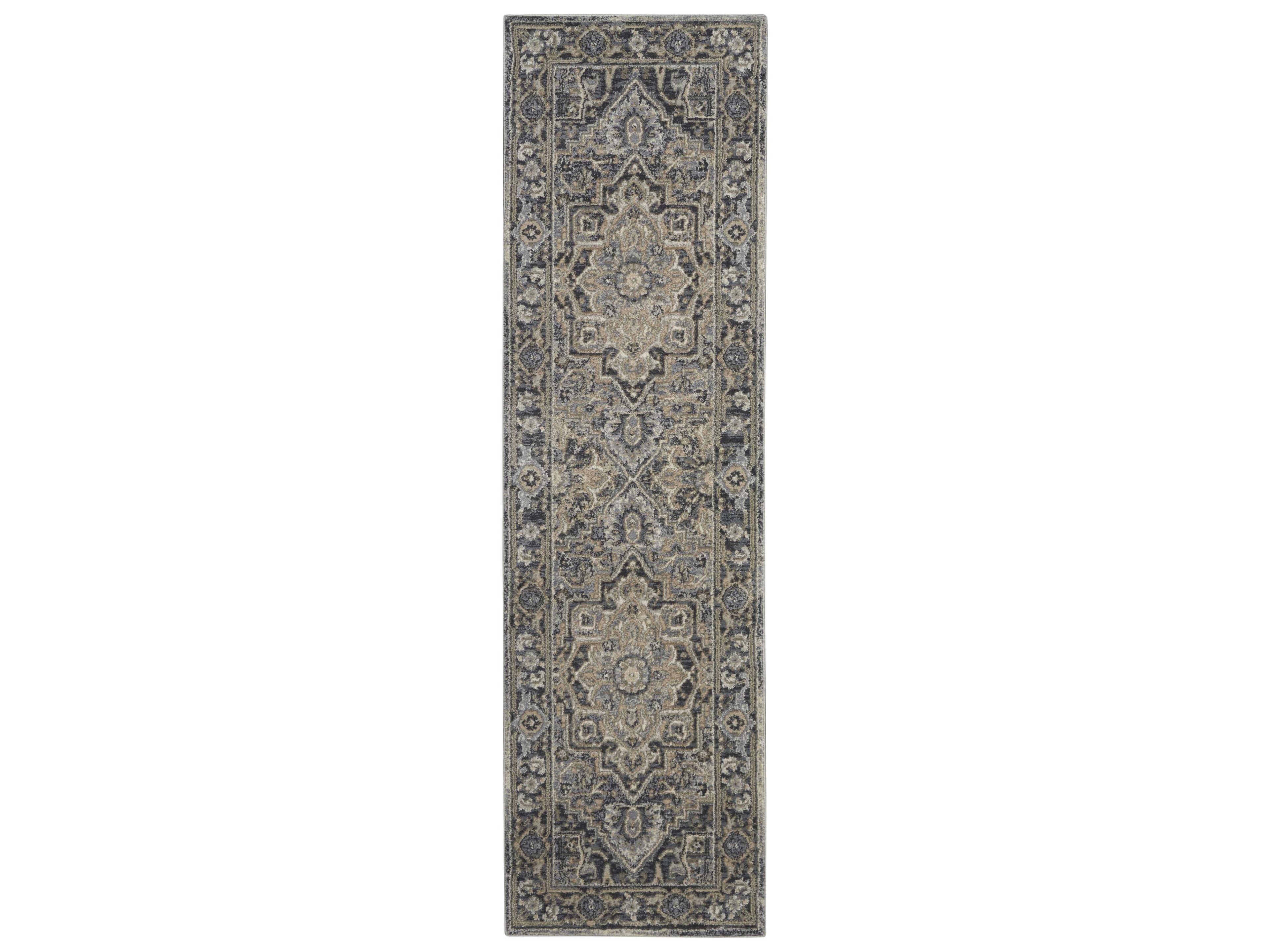 Nourison Moroccan Celebration Bordered Runner Area Rug