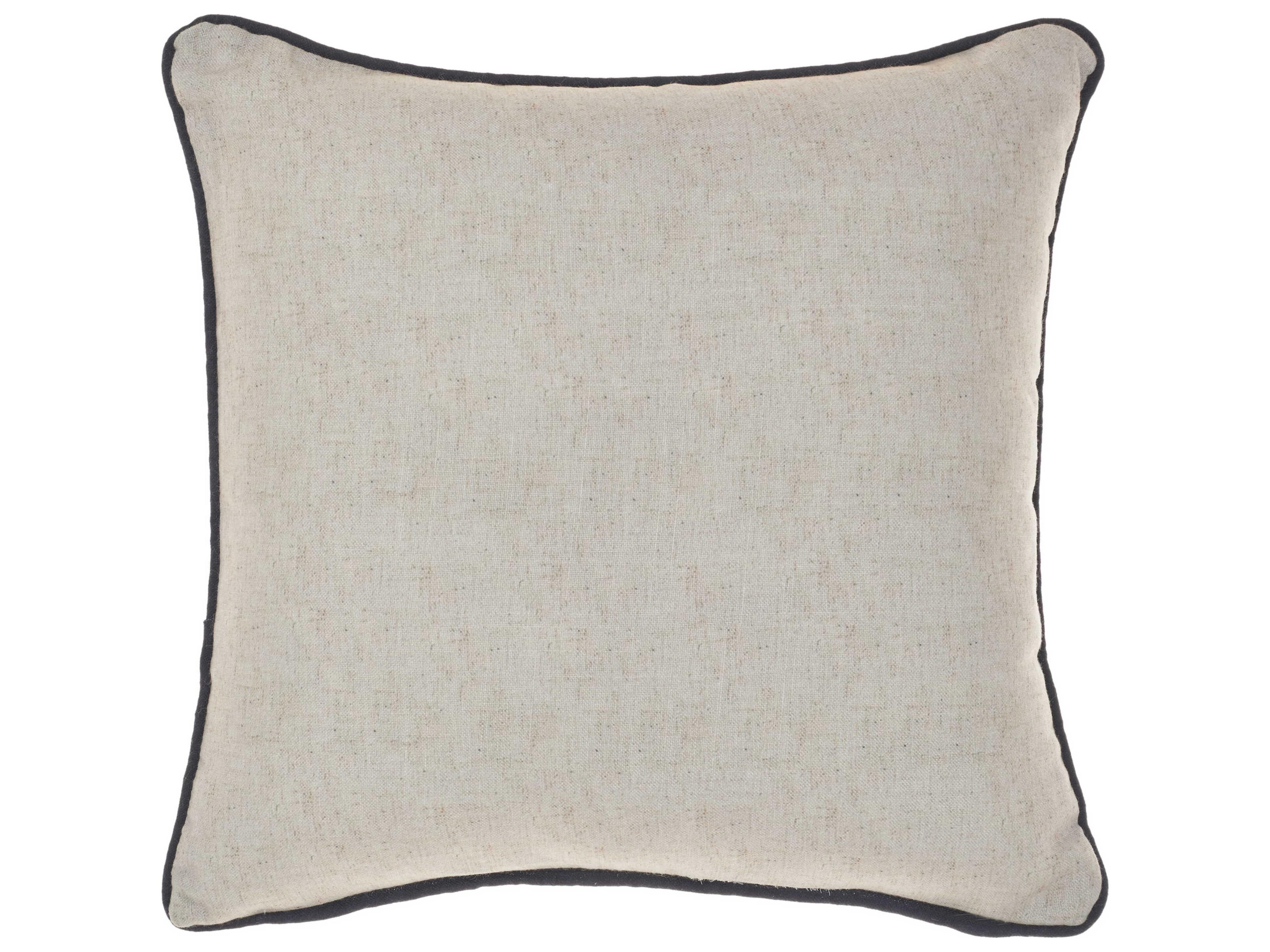 Nourison Pet Black 14" x 14" Pillow