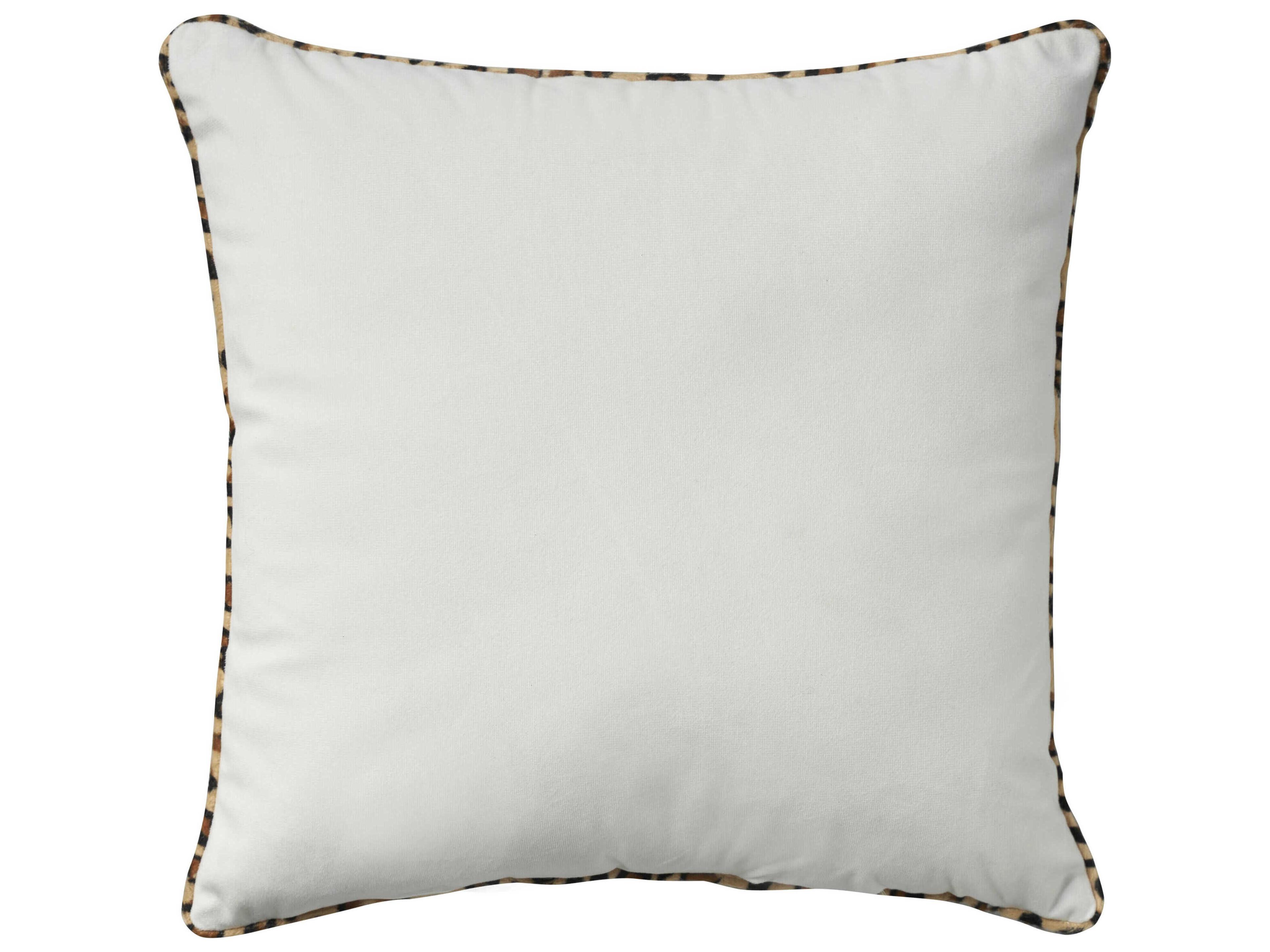 Nourison Holiday Pillows Multicolor 16" x 16" Love Leopard Pillow