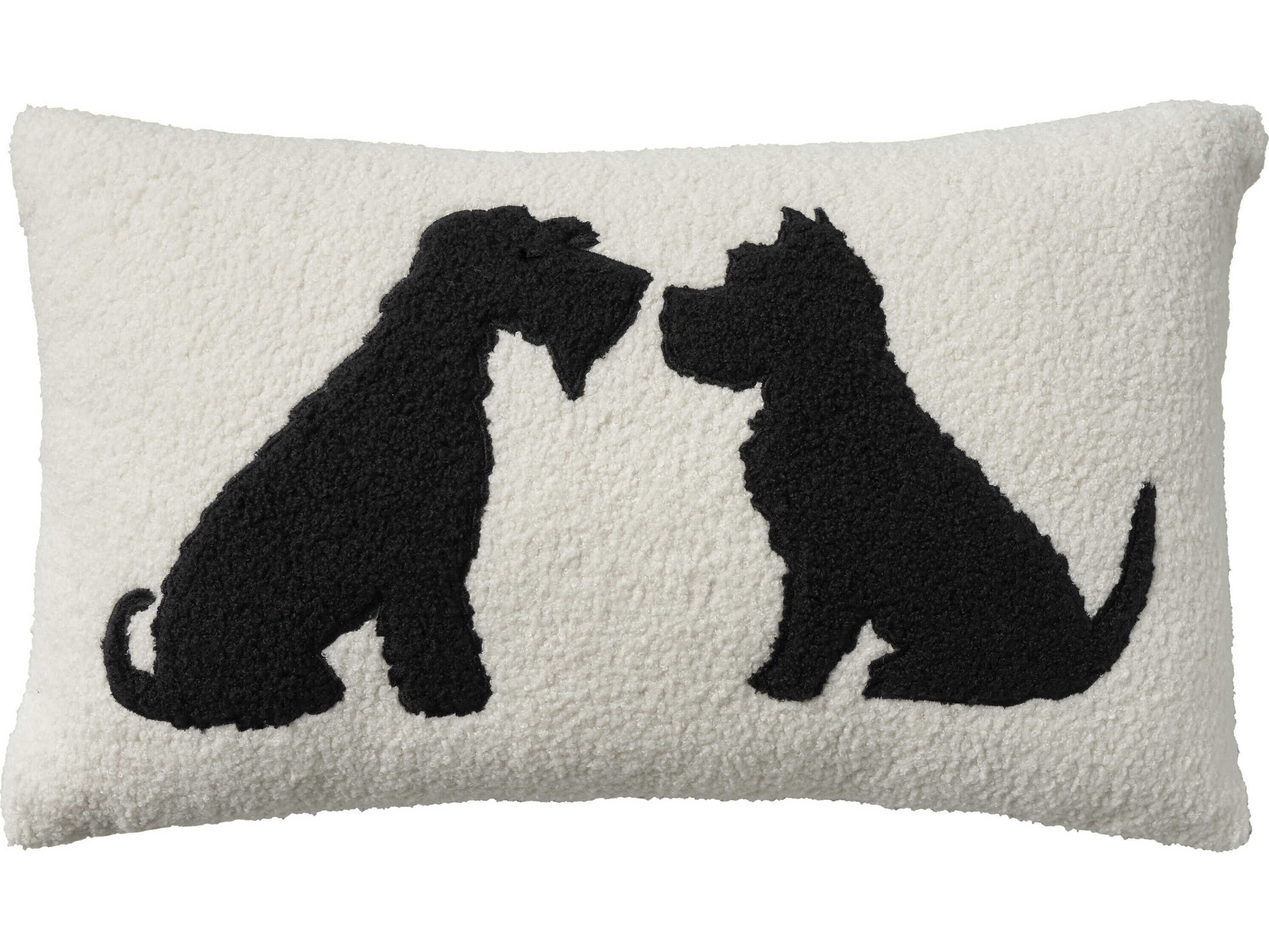 Nourison Pet Black 12" x 21" Pillow