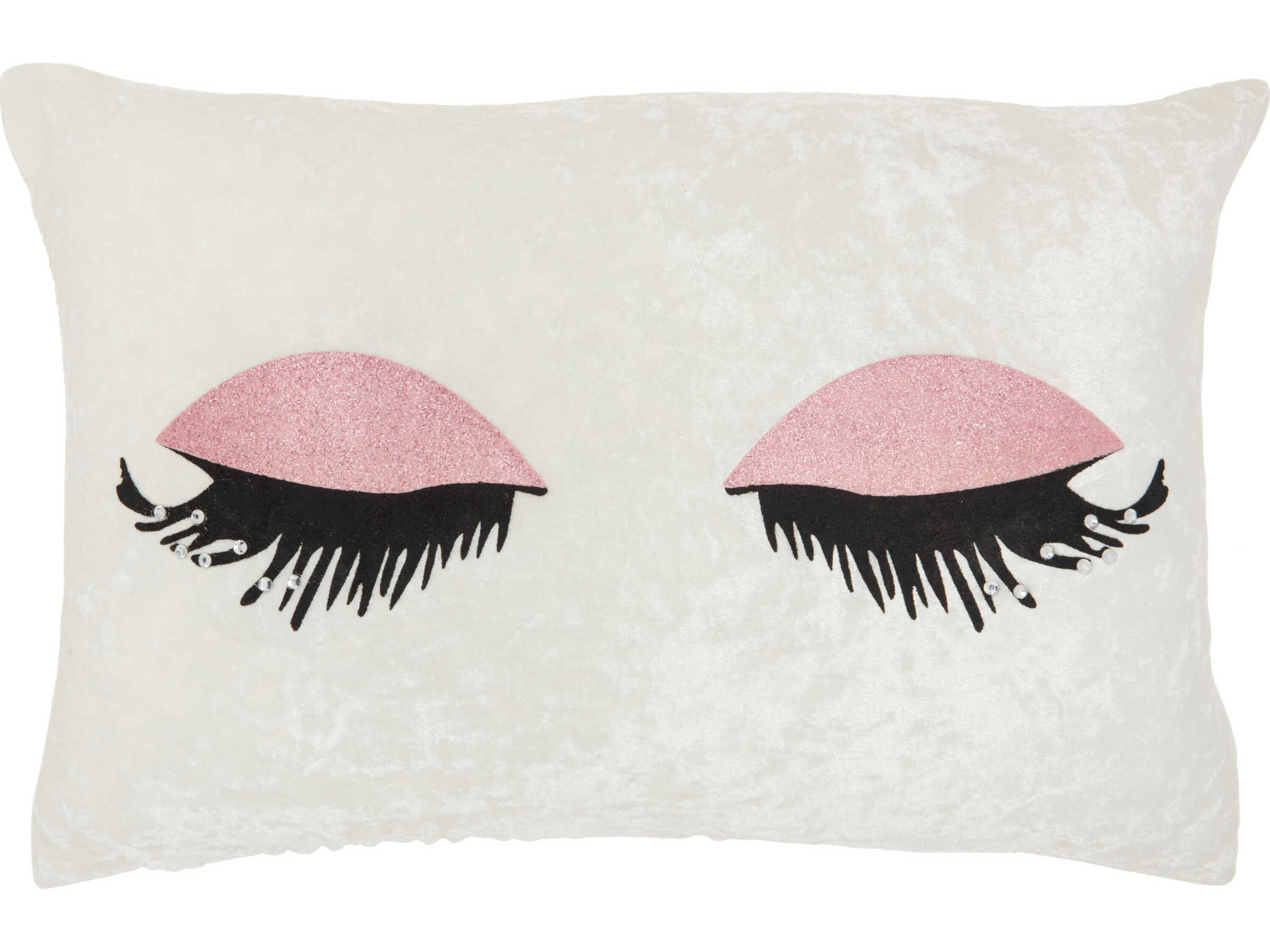 Nourison Luminescence Rose Gold 12" x 18" Pillow