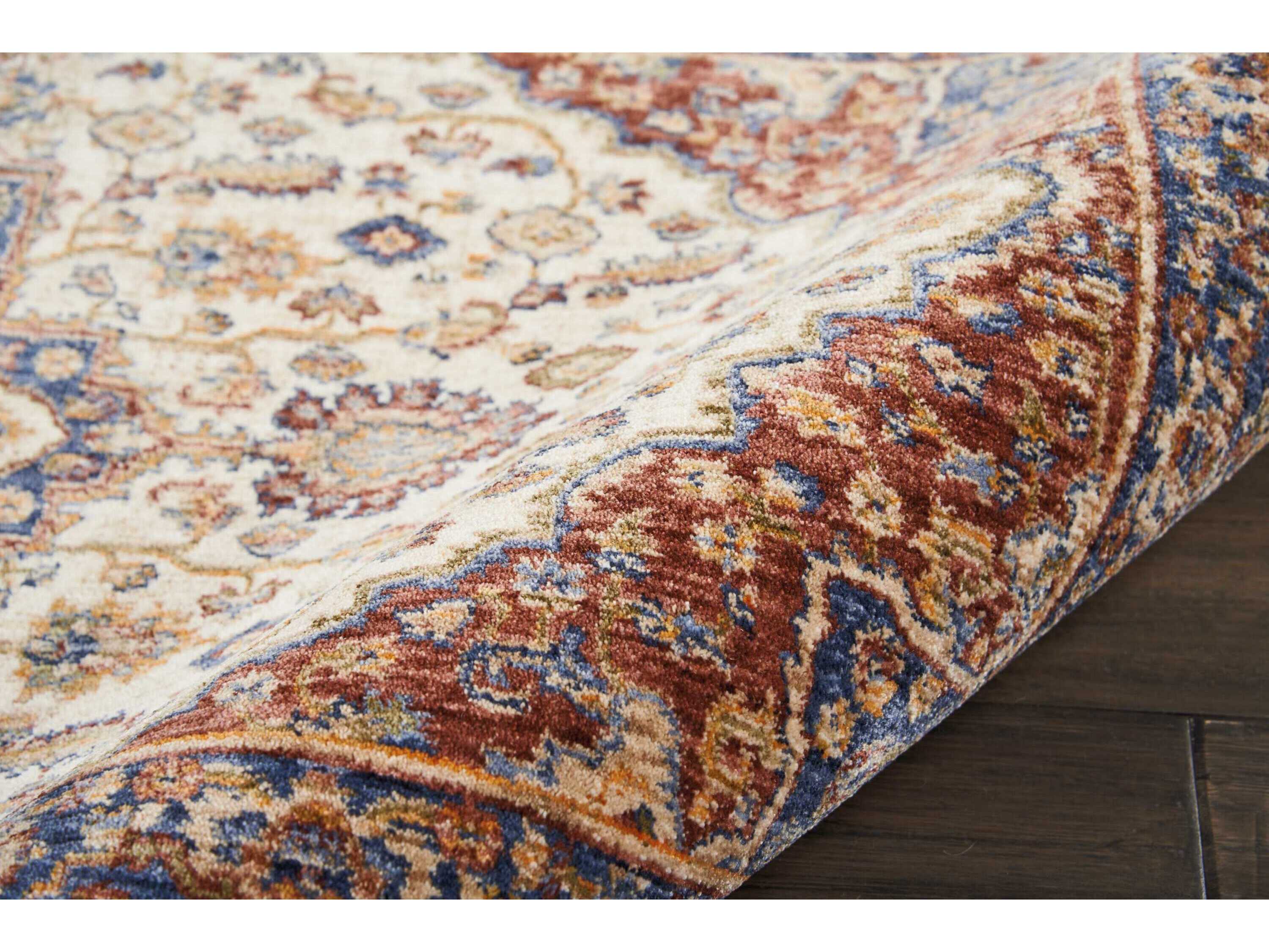 Nourison Lagos Bordered Runner Area Rug