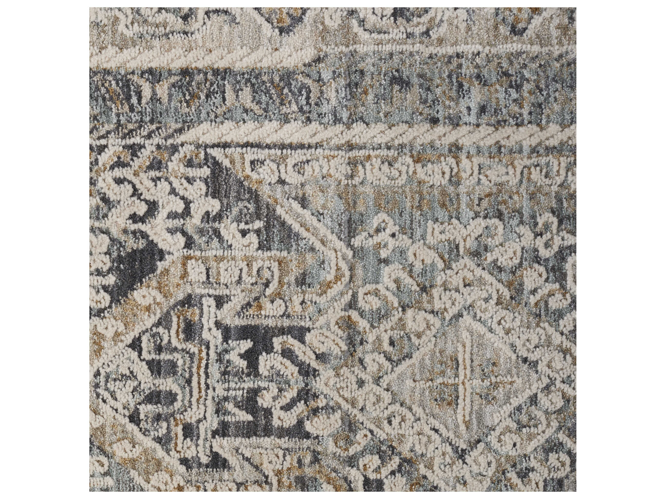 Nourison Lynx Bordered Runner Area Rug